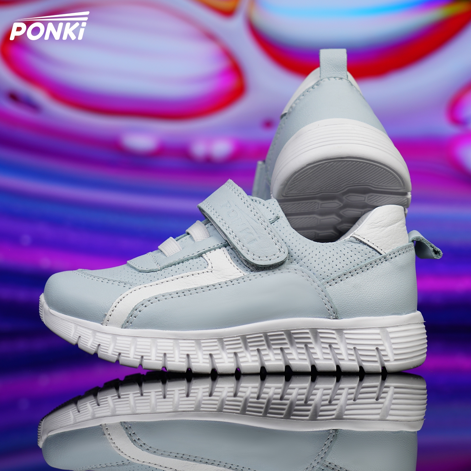 Baby shoes PONKI SPORTEN SKYBLUE №21-25