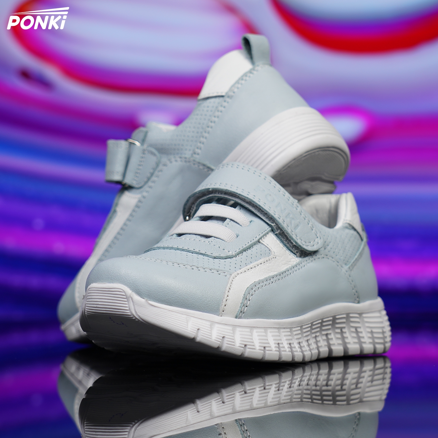 Baby shoes PONKI SPORTEN SKYBLUE №21-25