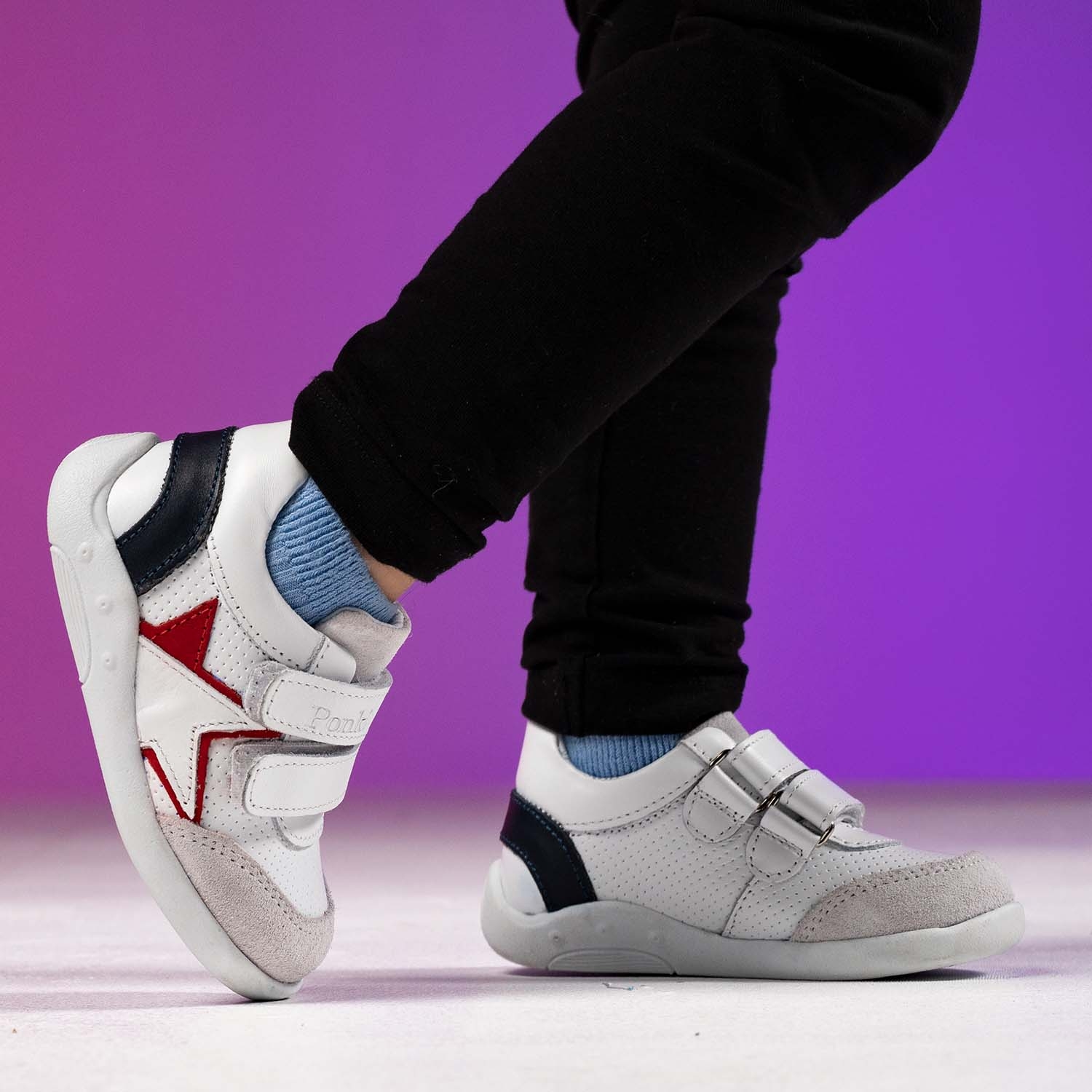 Baby shoes PONKI Starish White №20-25