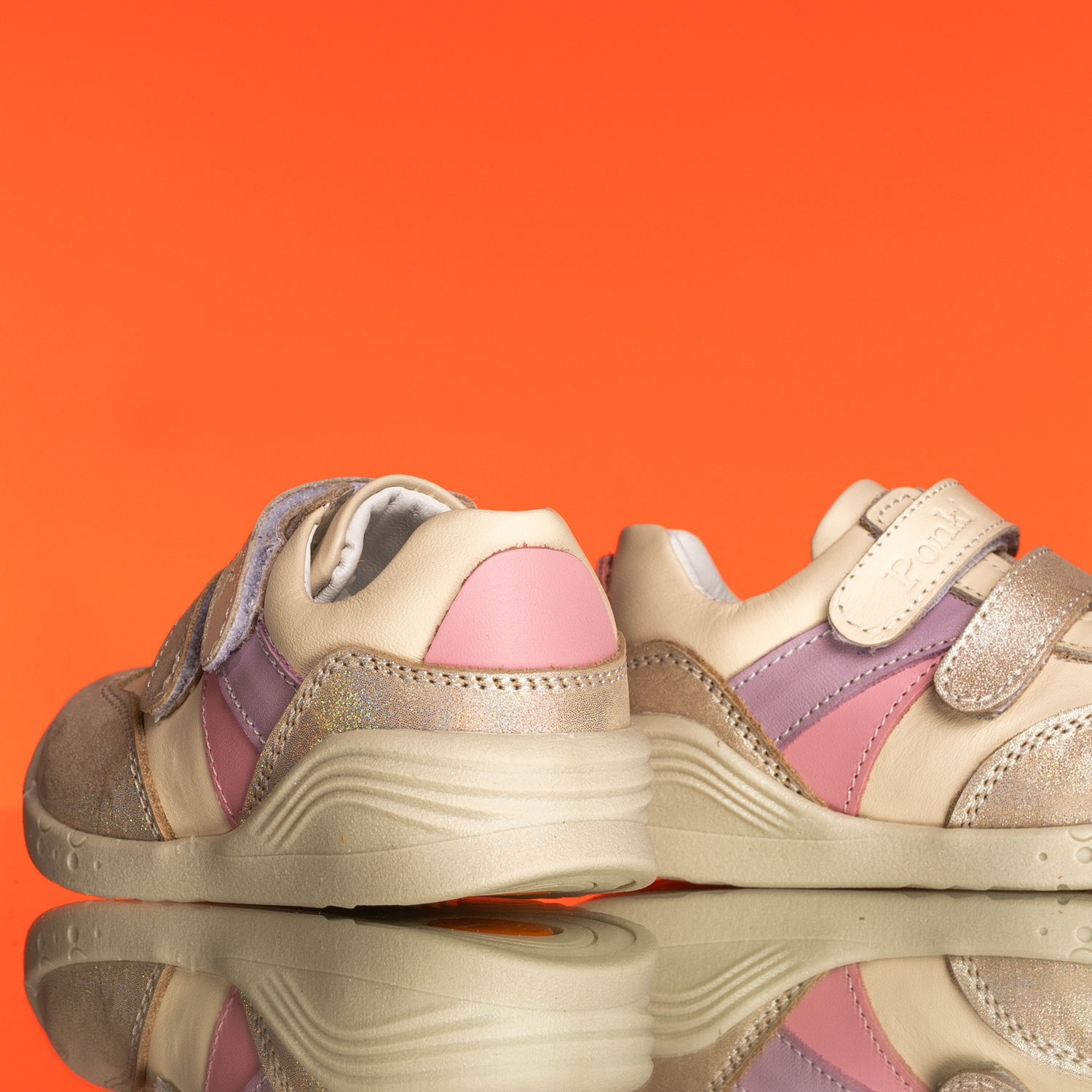 Baby Shoes PONKI Wigglers Beige №19-25