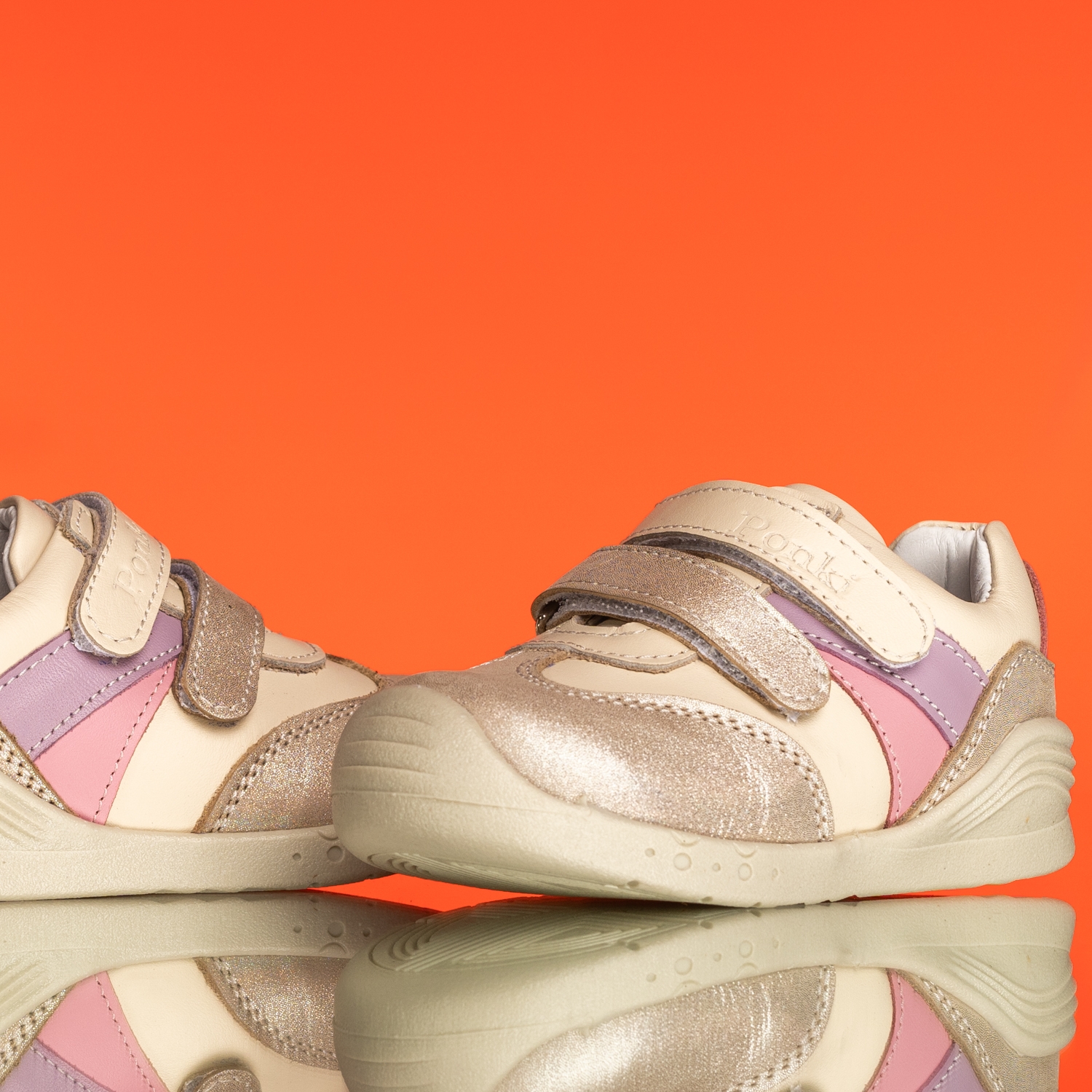 Baby Shoes PONKI Wigglers Beige №19-25