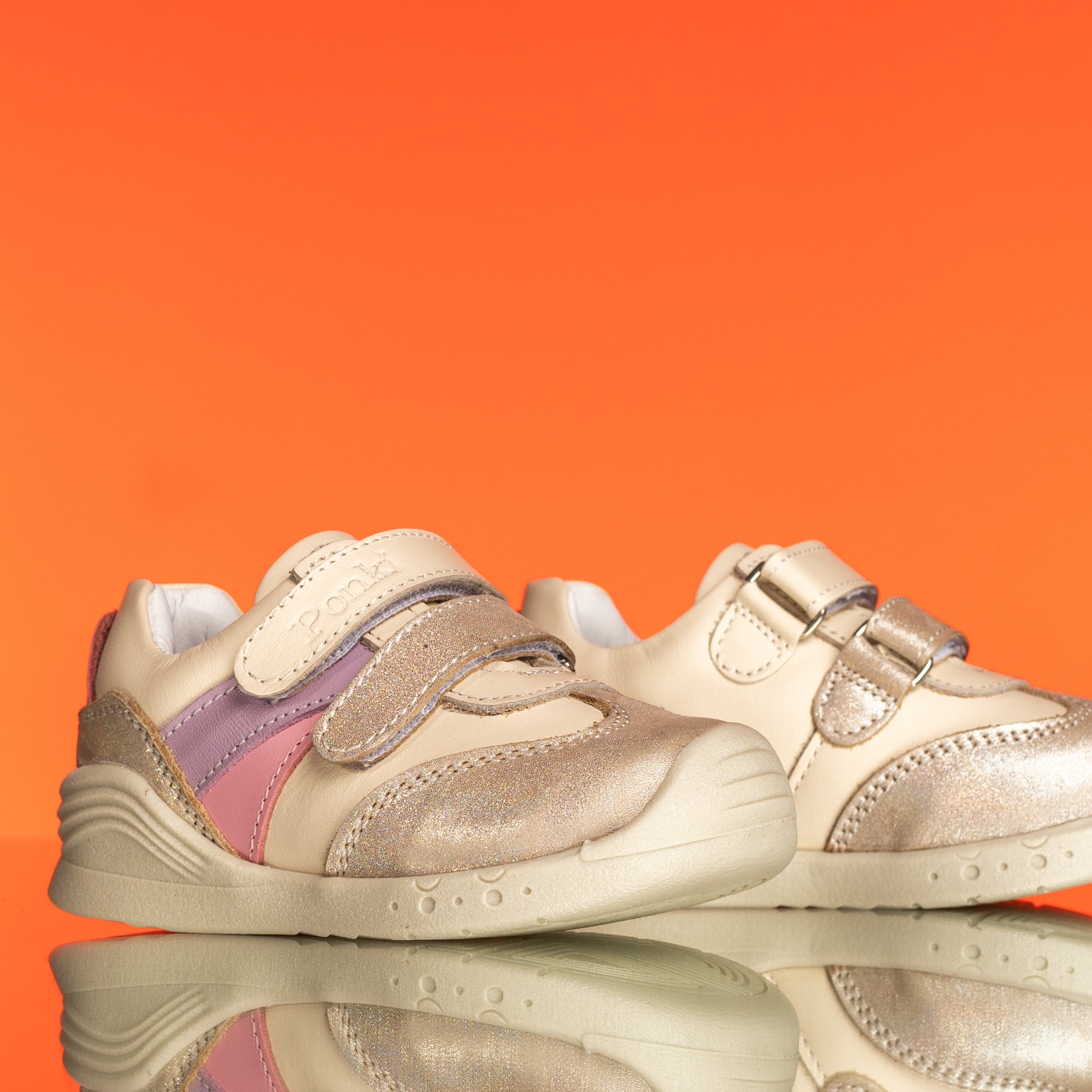 Baby Shoes PONKI Wigglers Beige №19-25