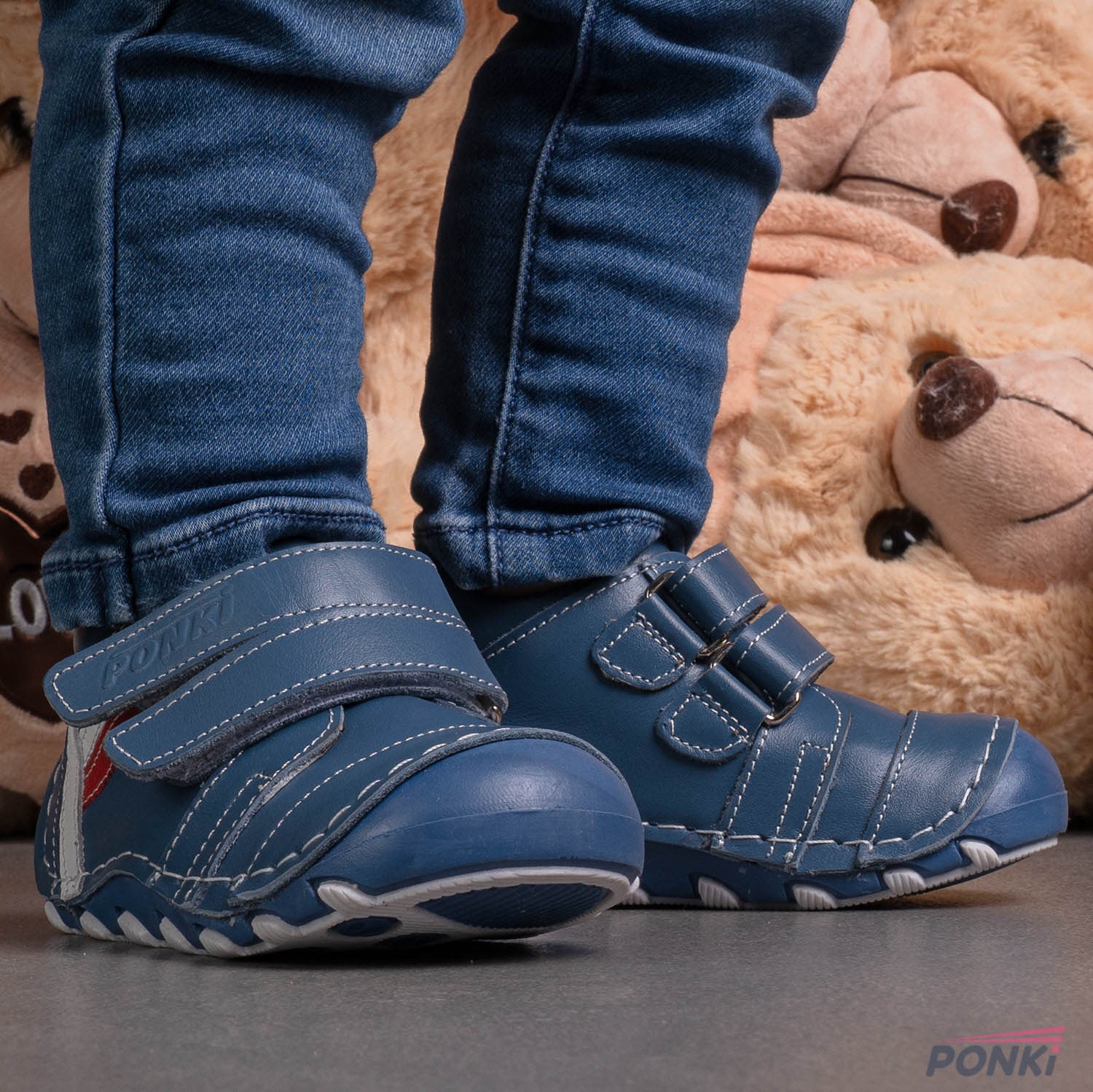 Baby shoes PUFFY RAINBOW JEANSBLUE 19-21