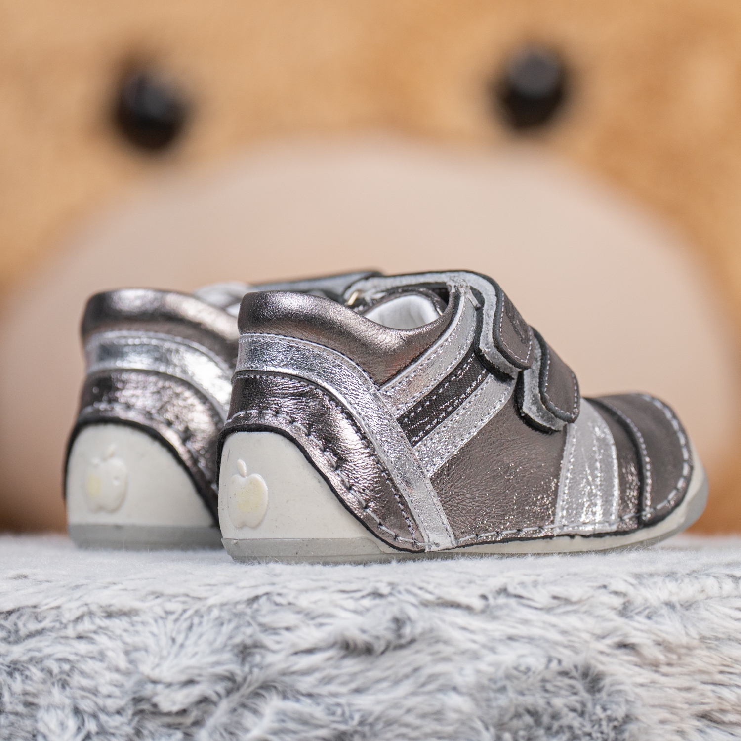 Baby shoes PUFFY RAINBOW Platinum №19-21
