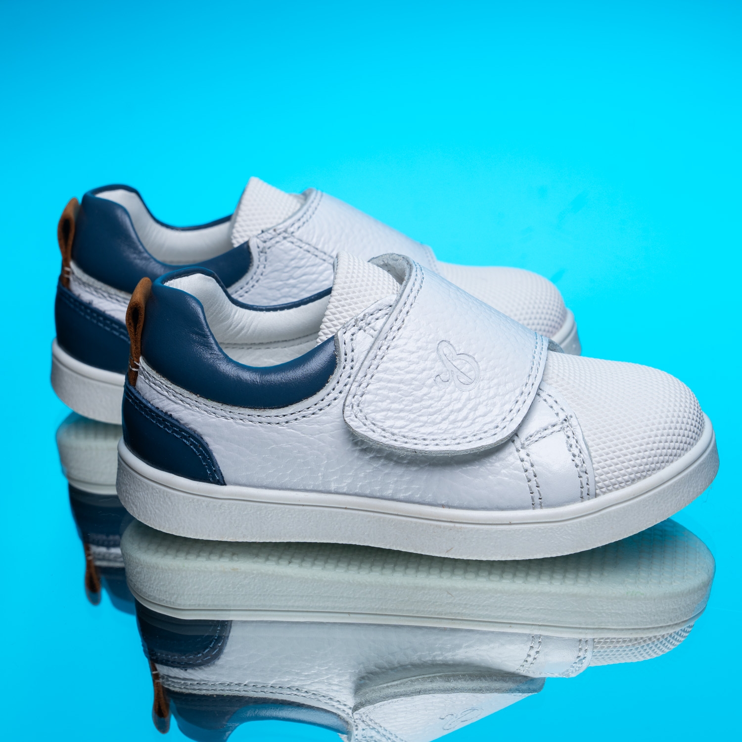 Baby Sports Shoes Bebbini Shell White Size 21-26