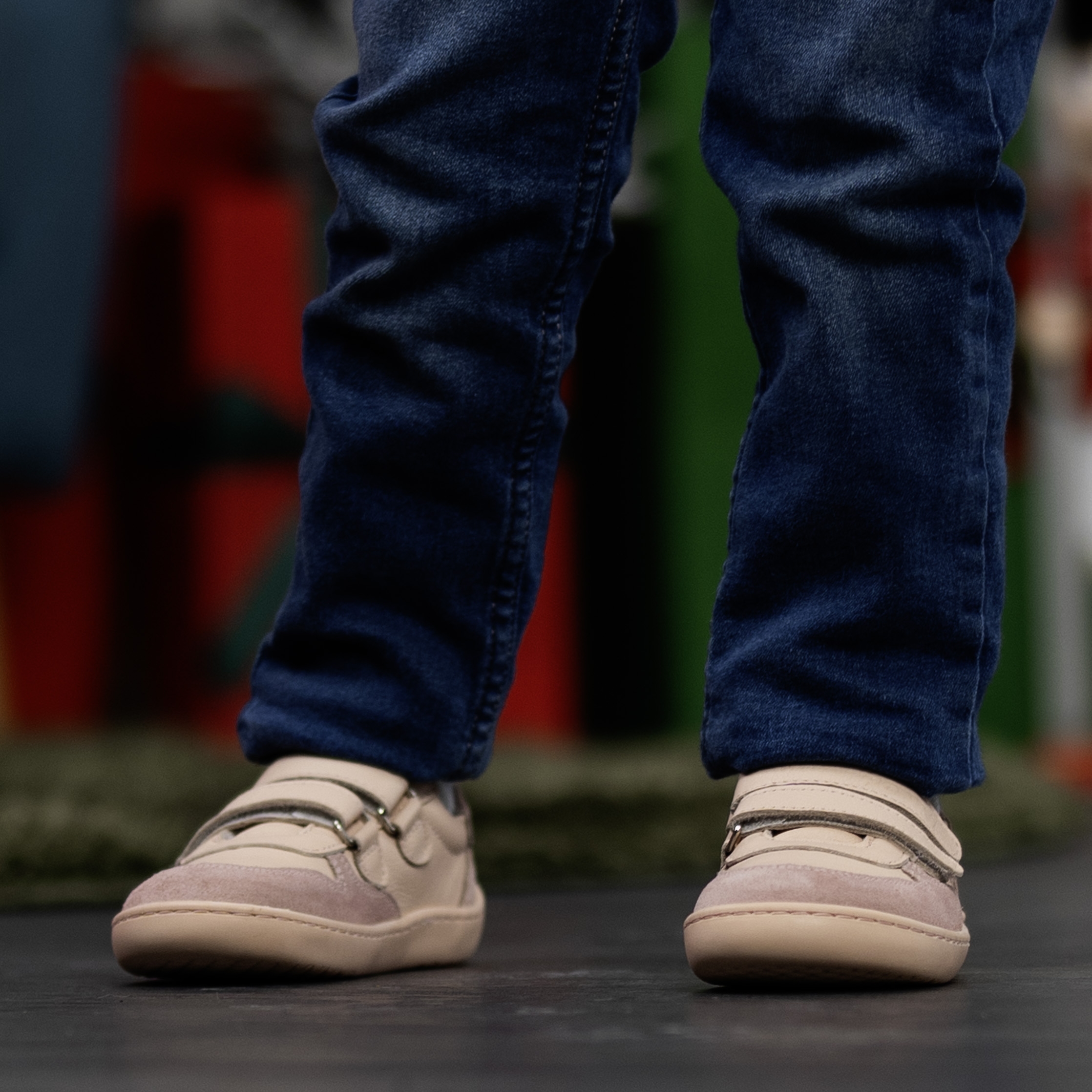Barefoot Children's Shoes PONKI Barefoot Srowe Powder №21-25
