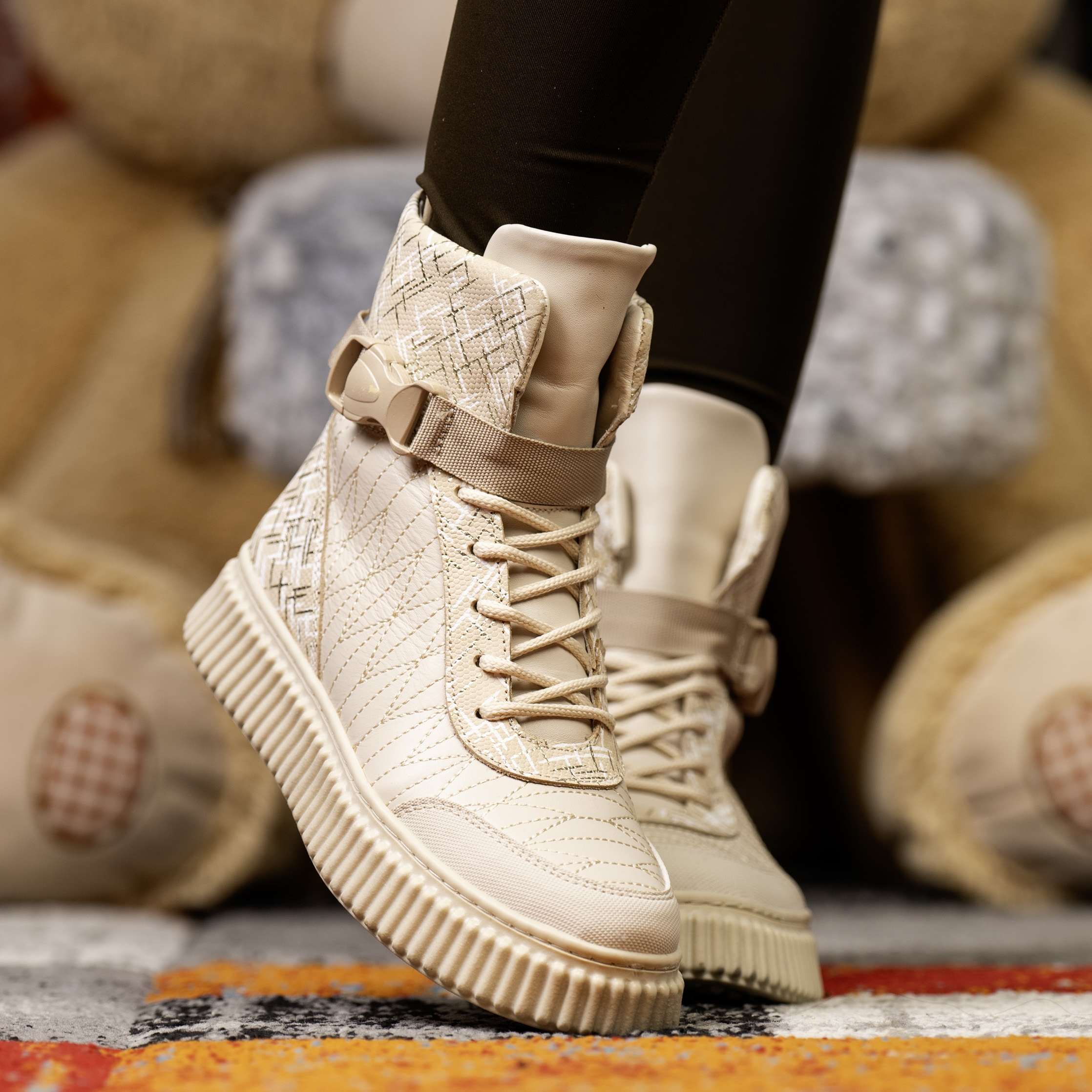 Children Boots PONKI PIXELS BEIGE №31-36