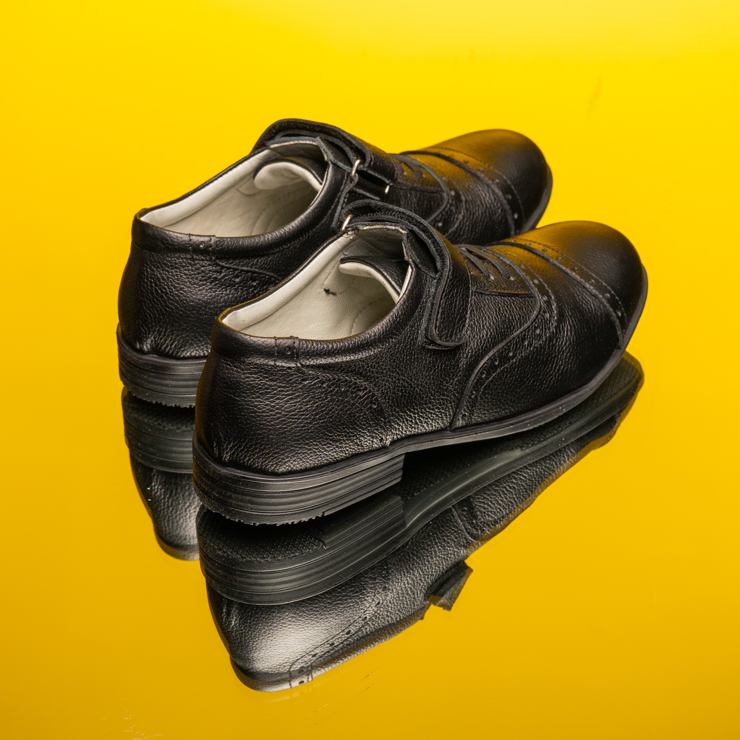 Pantofi de ocazie pentru copii **PONKI Black** №31–35