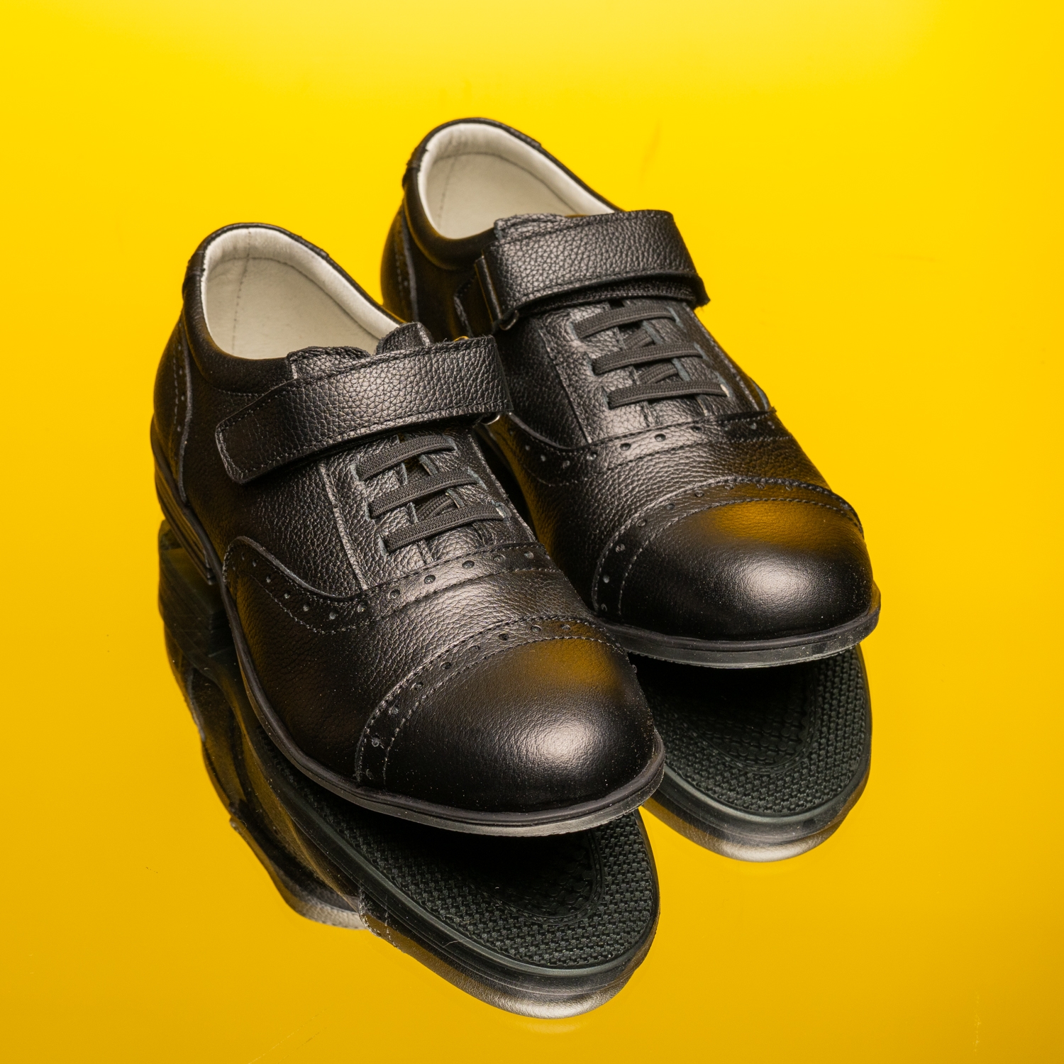 Pantofi de ocazie pentru copii **PONKI Black** №31–35