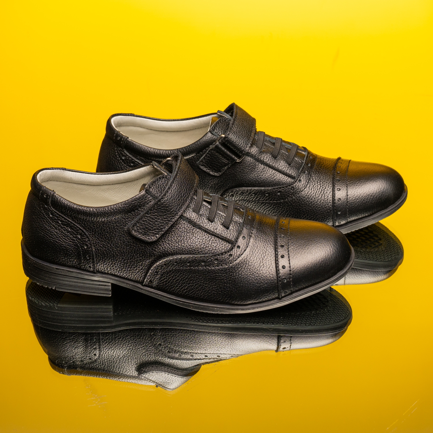Pantofi de ocazie pentru copii **PONKI Black** №31–35