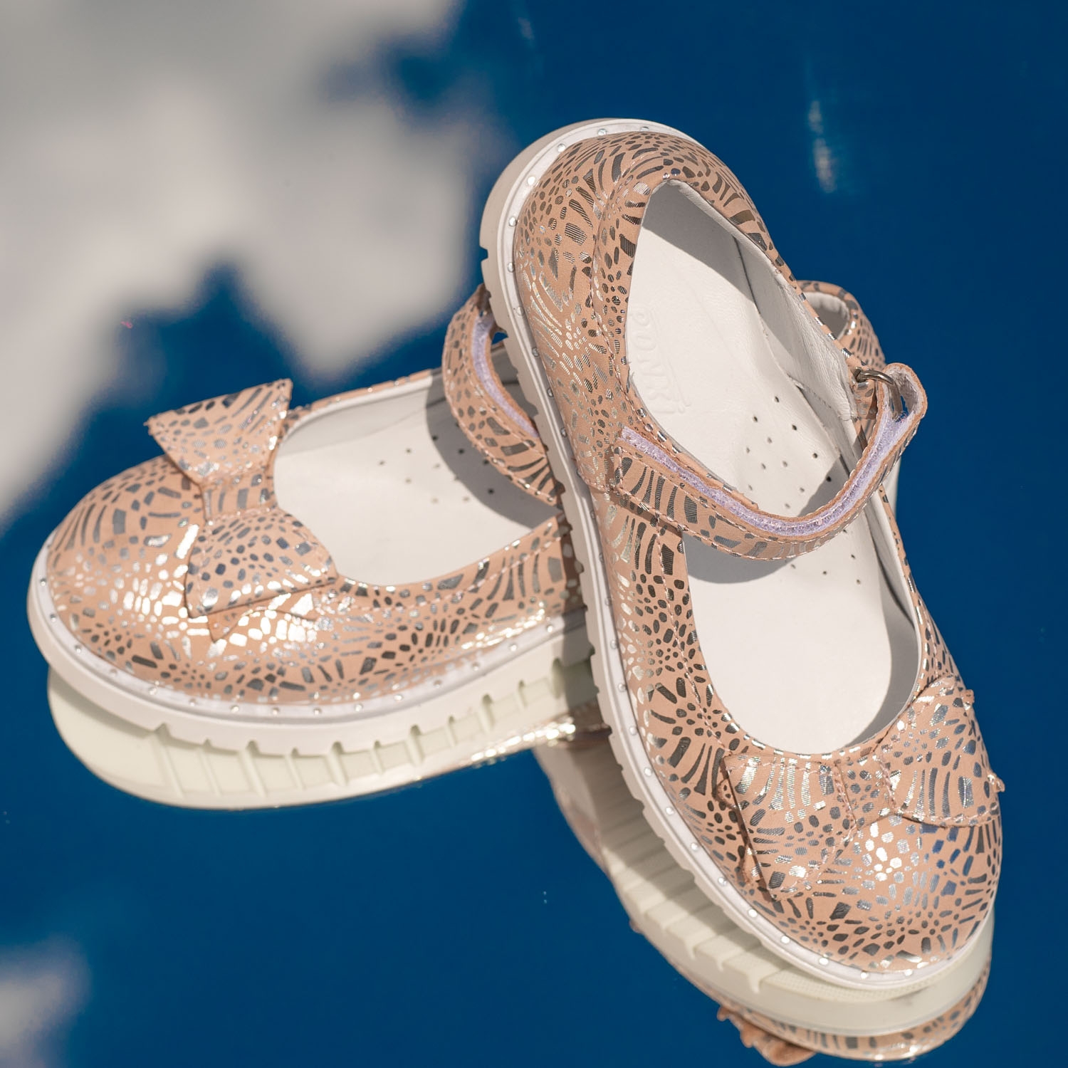 Children's ballerinas PONKI Fancy II Powder-Sim №26-30