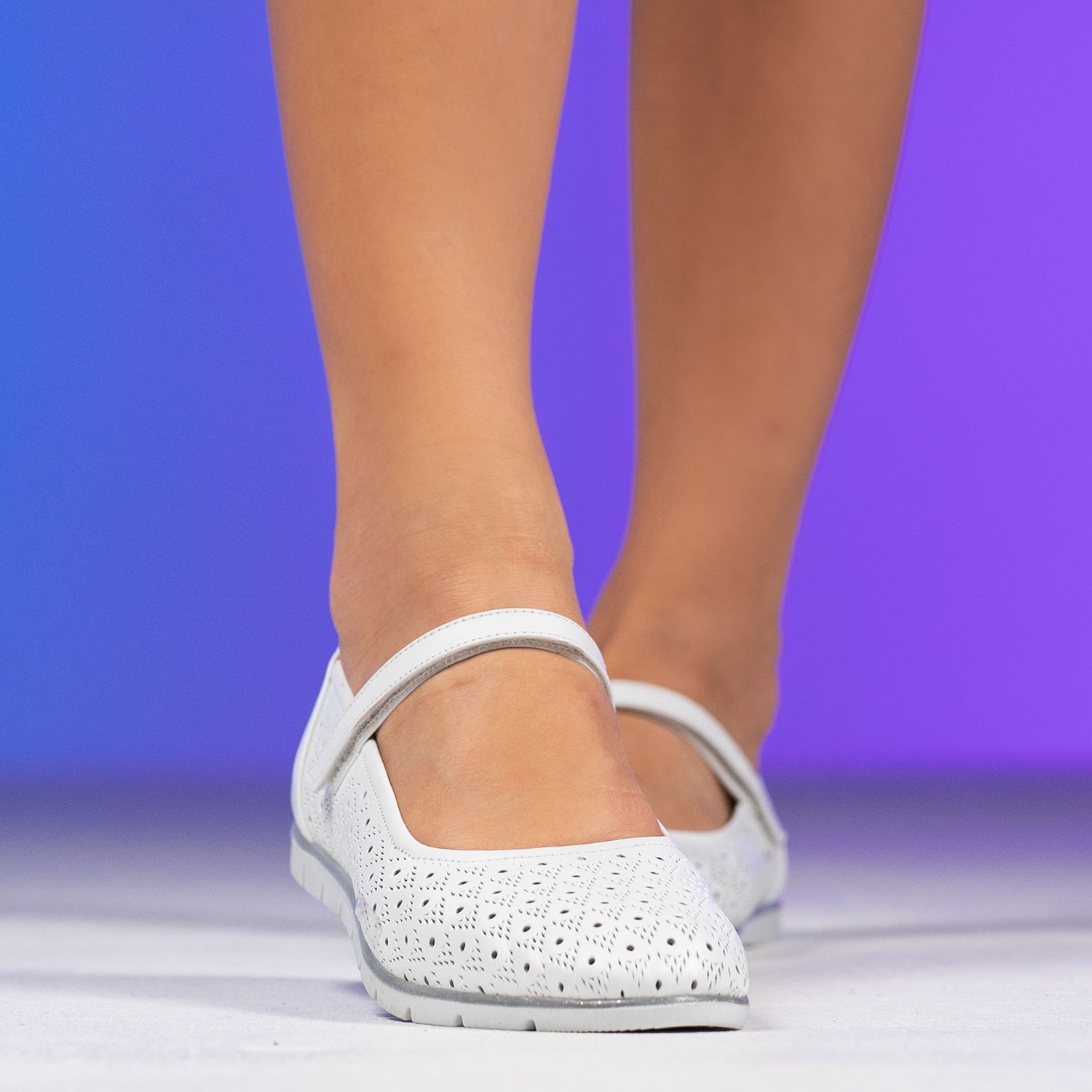 Children's ballerinas PONKI LE SPOTES White №31-36