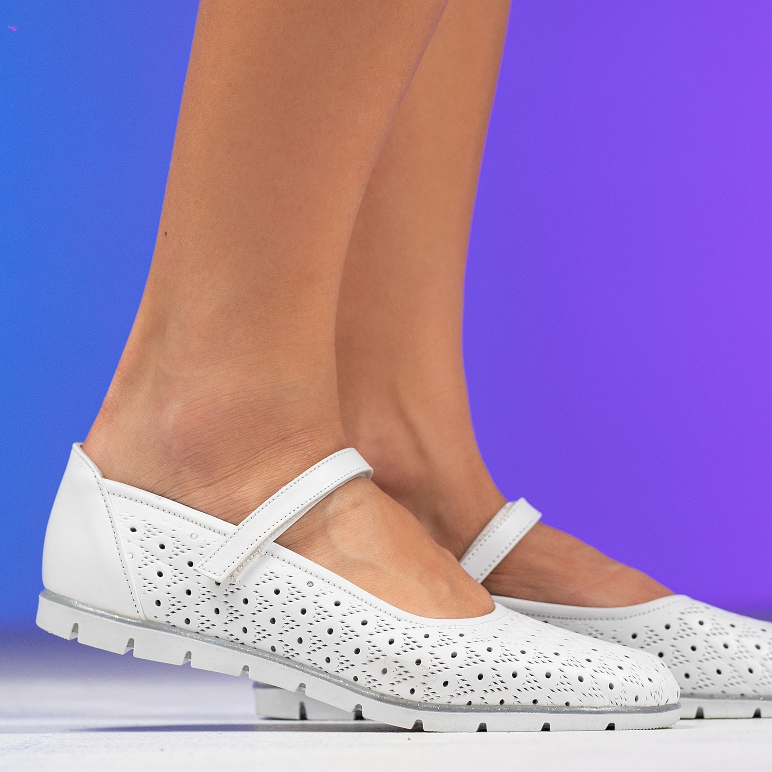 Children's ballerinas PONKI LE SPOTES White №31-36