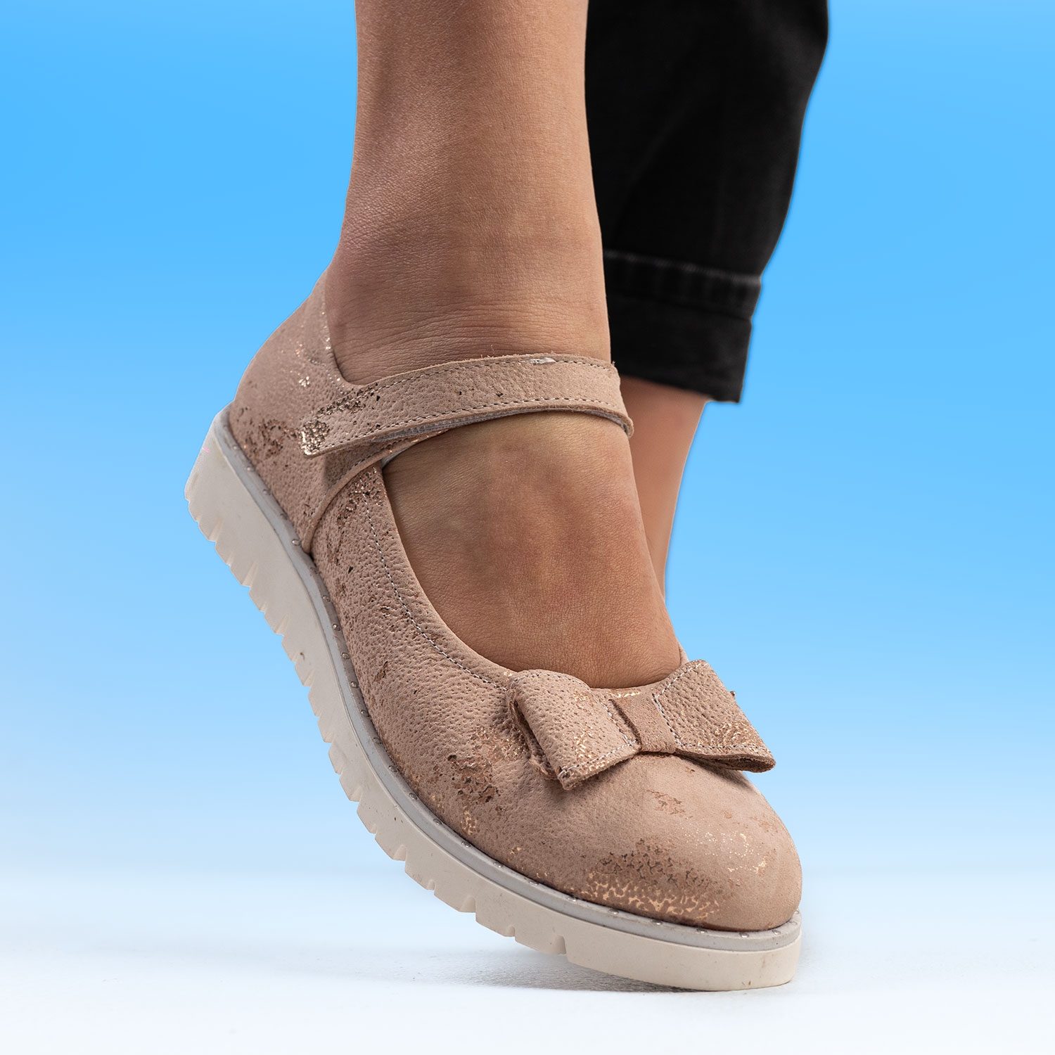 Children's ballet shoes PONKI BELEZZA POWDER #31-36