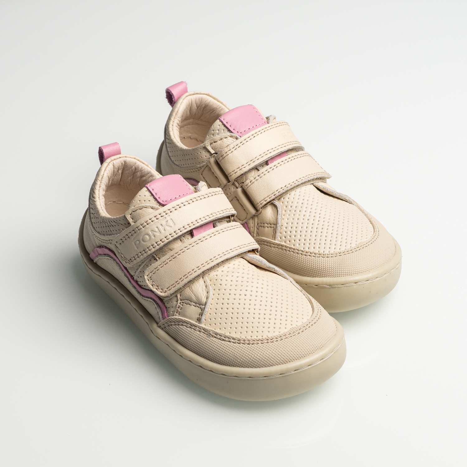Children’s Barefoot Shoes PONKI Barefoot WAVES Beige №31-36