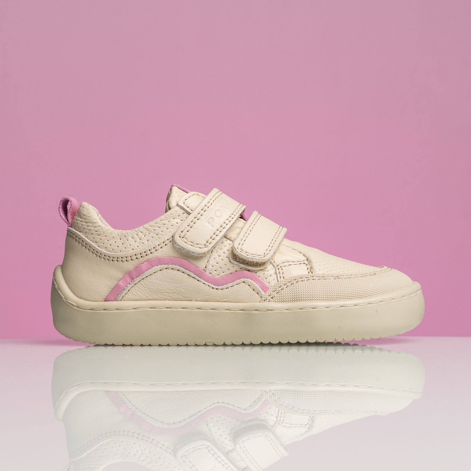 Children’s Barefoot Shoes PONKI Barefoot WAVES Beige №31-36