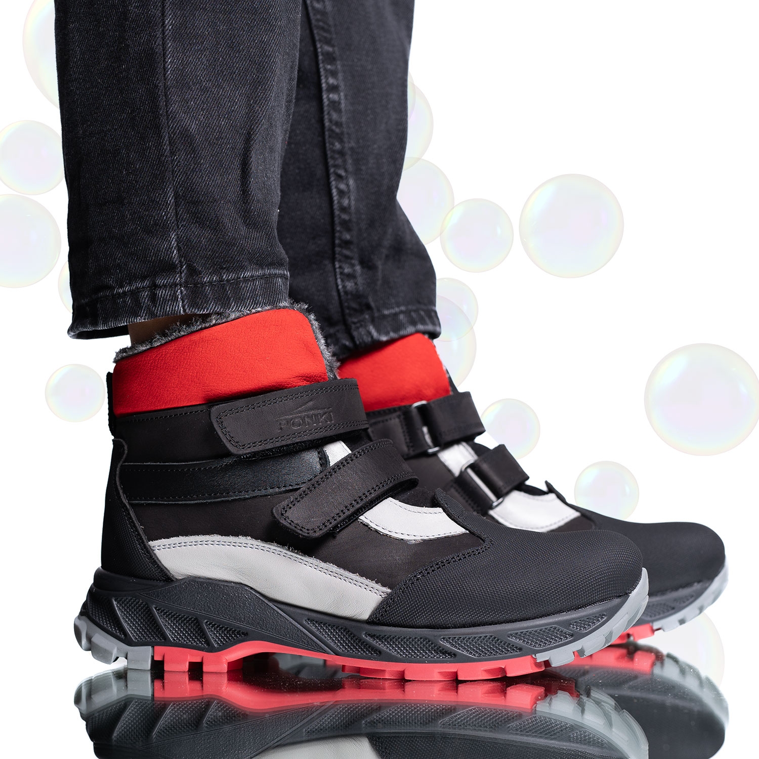 Children's boots PONKI Bravish Black №31-36