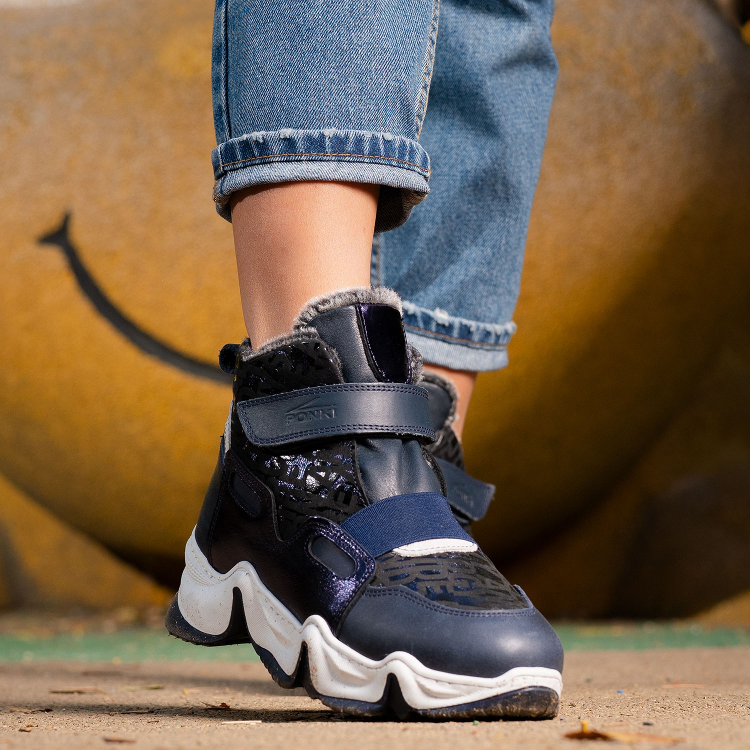 Children's boots PONKI FILLA DARKBLUE №31-36