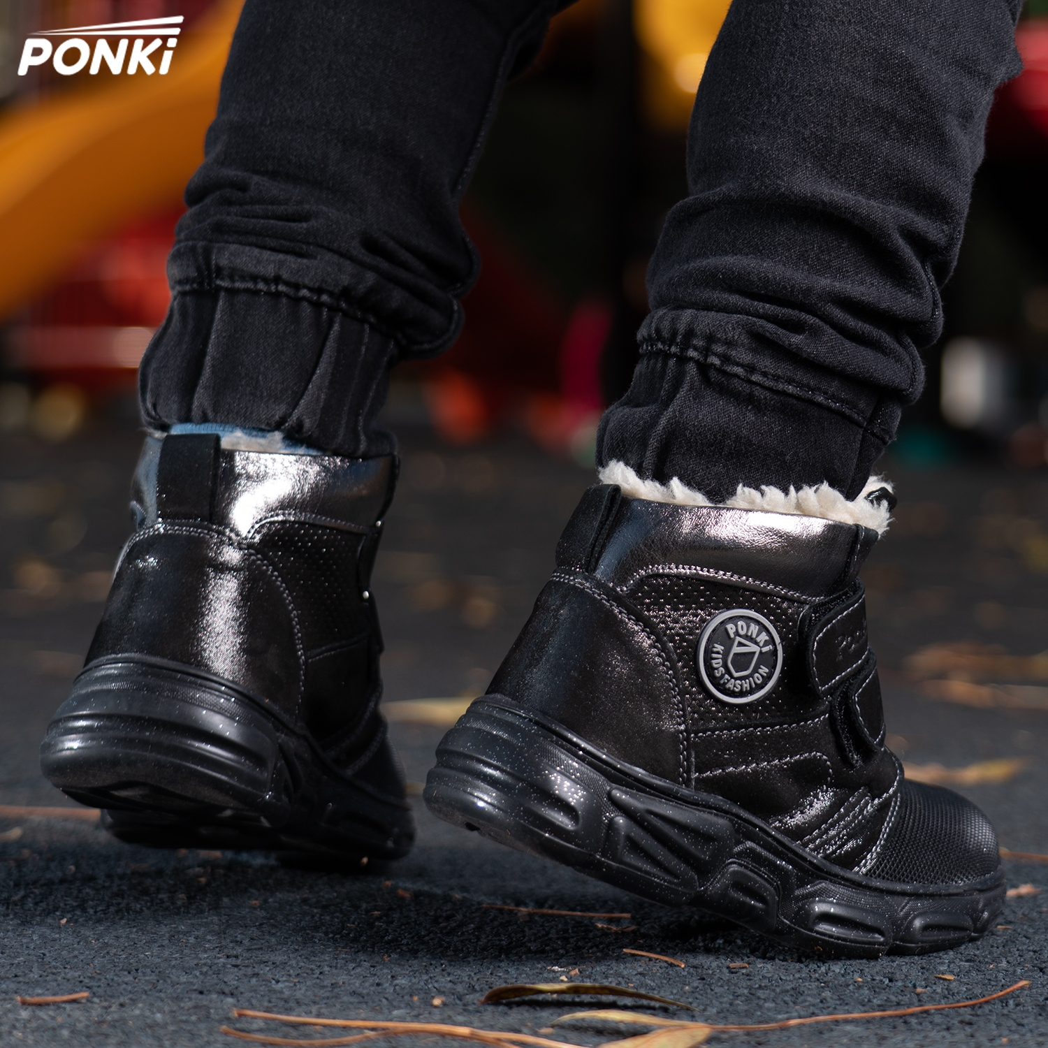 Children's boots PONKI GALOTER PLATINIUM №26-30