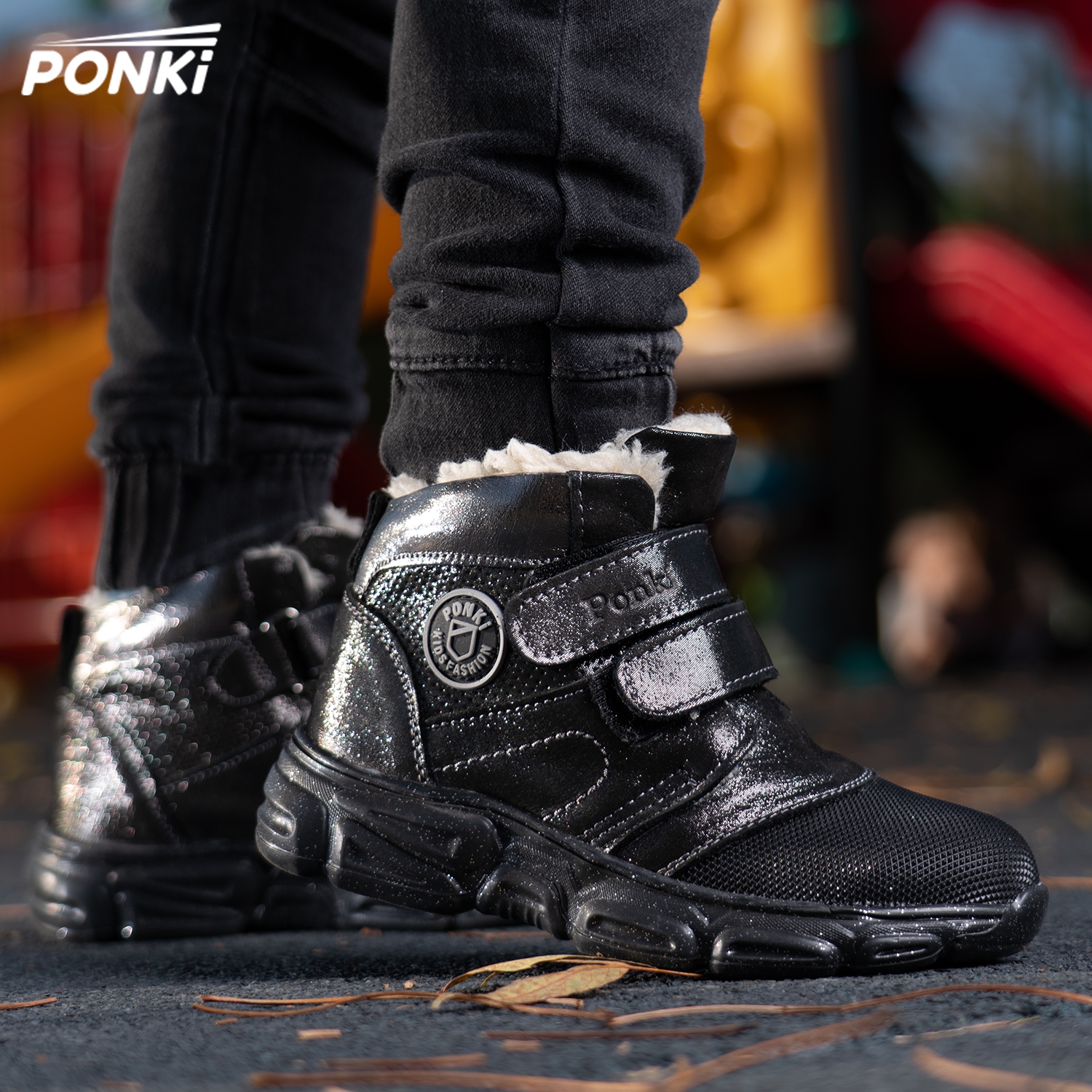 Children's boots PONKI GALOTER PLATINIUM №26-30