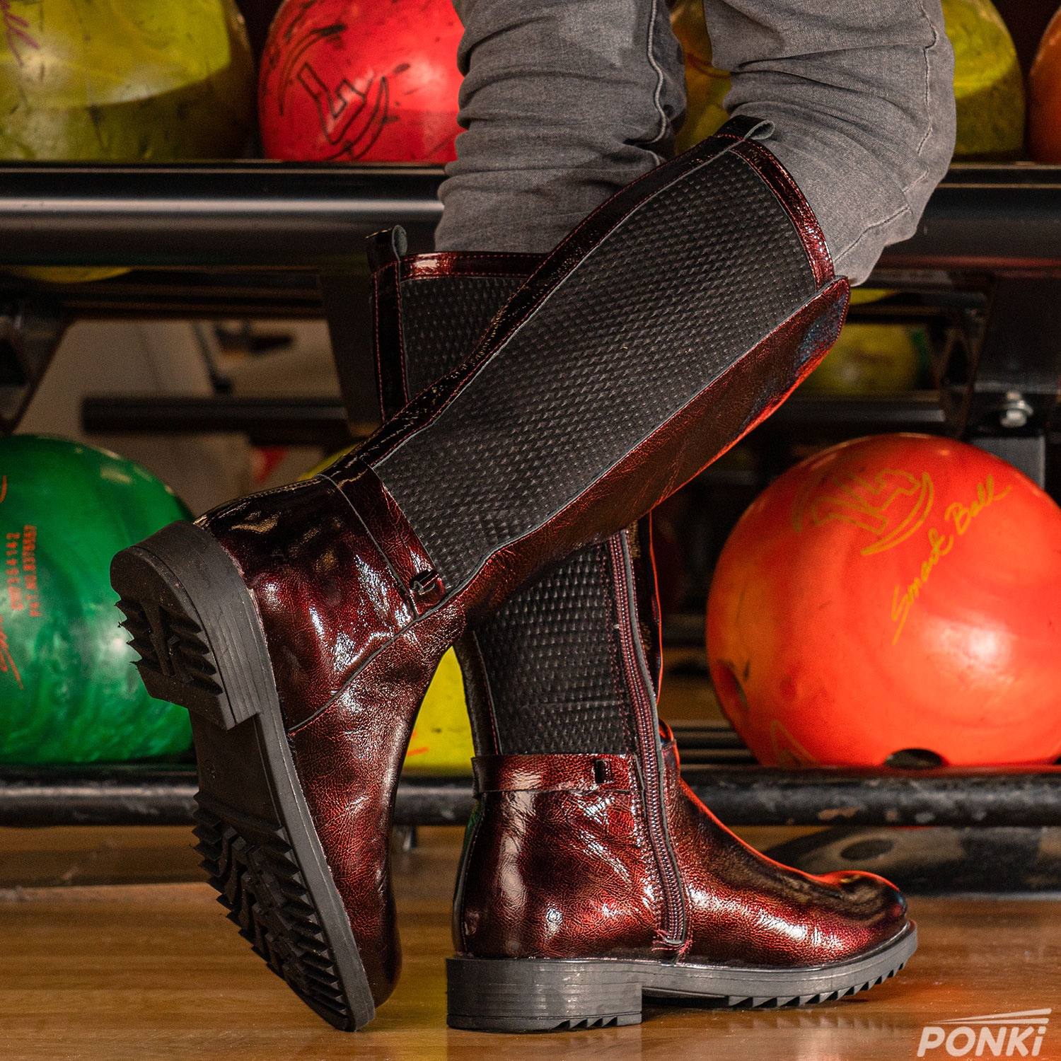 Children's boots PONKI HK-LUX Bordeаux №31-36