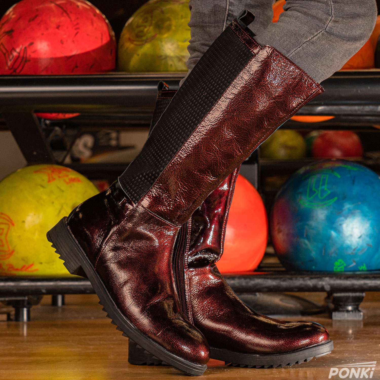 Children's boots PONKI HK-LUX Bordeаux №31-36