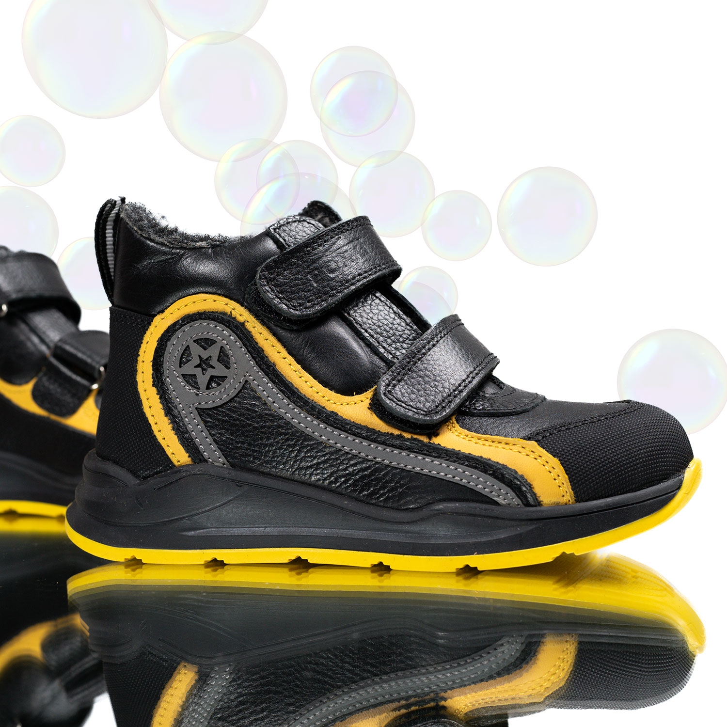 Children's boots PONKI Izumi Black 21-25