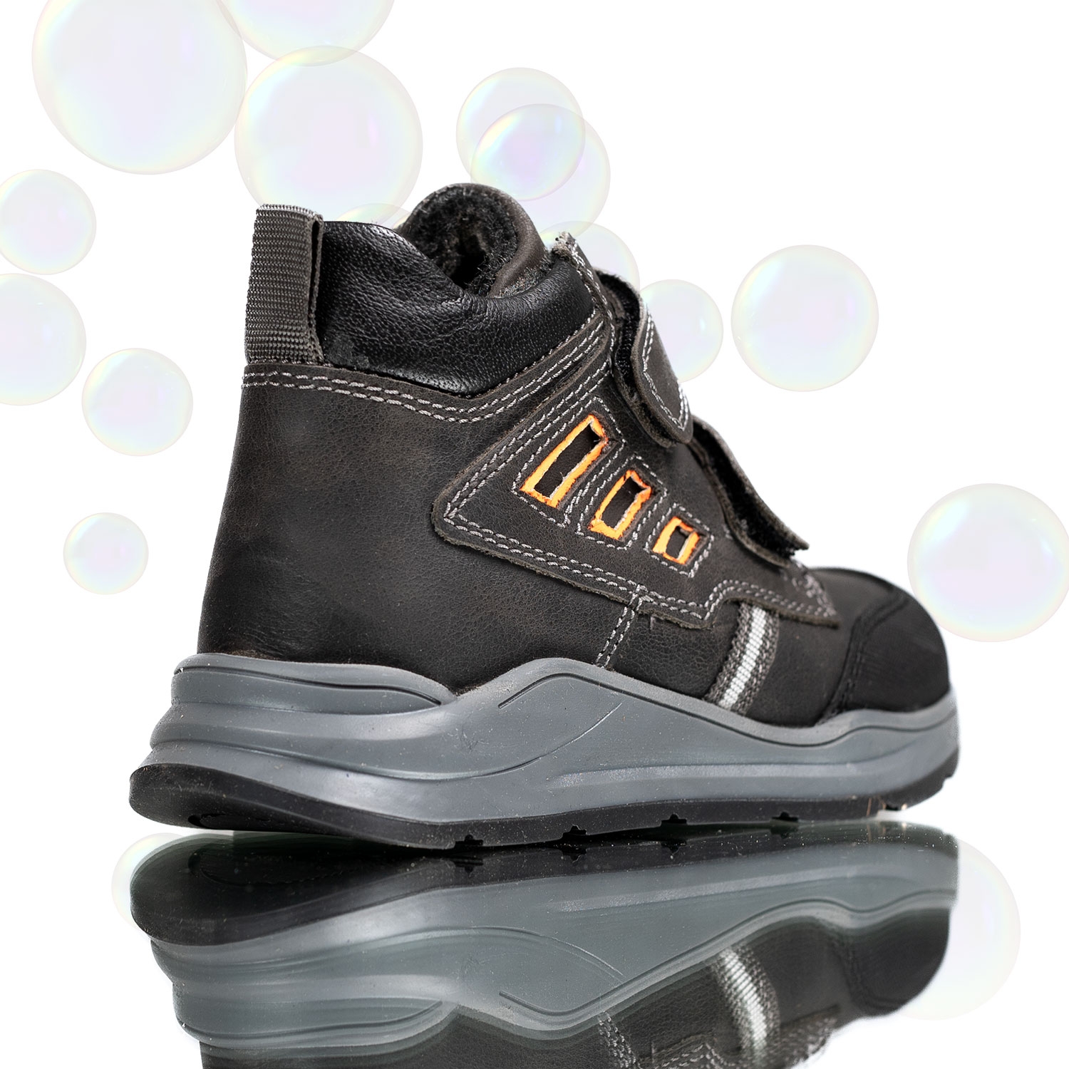 Children's boots PONKI Kyosuke Grey 21-25