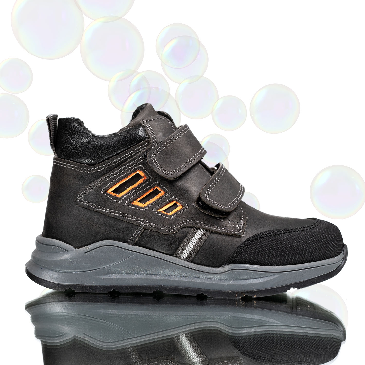 Children's boots PONKI Kyosuke Grey 26-30