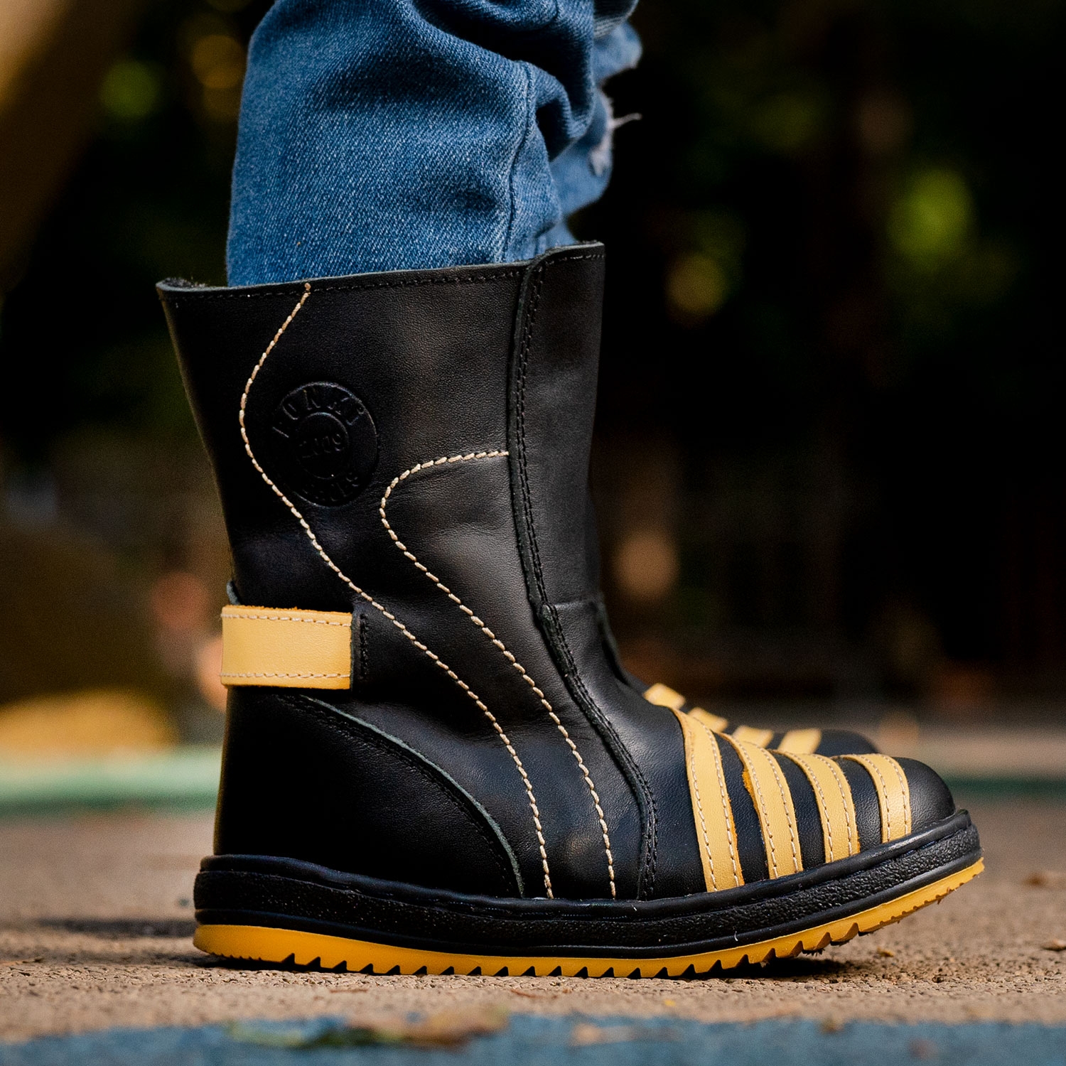 Children's boots PONKI LINES BLACK №26-30