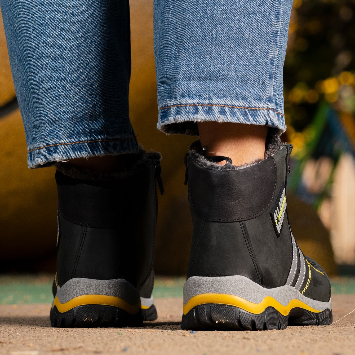 Children's boots PONKI Rough BLACK №31-36