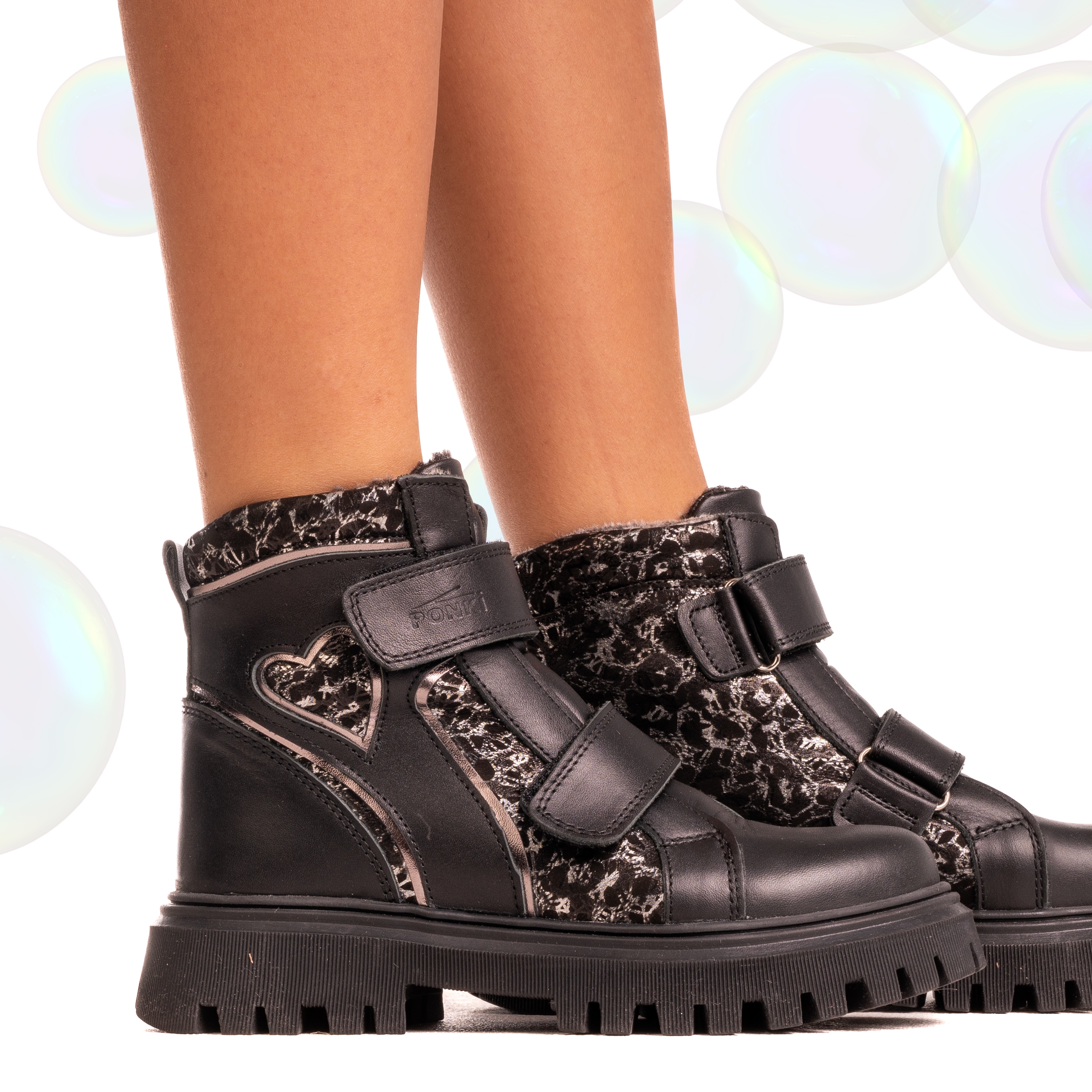 Children's boots PONKI Stella Black №31-36