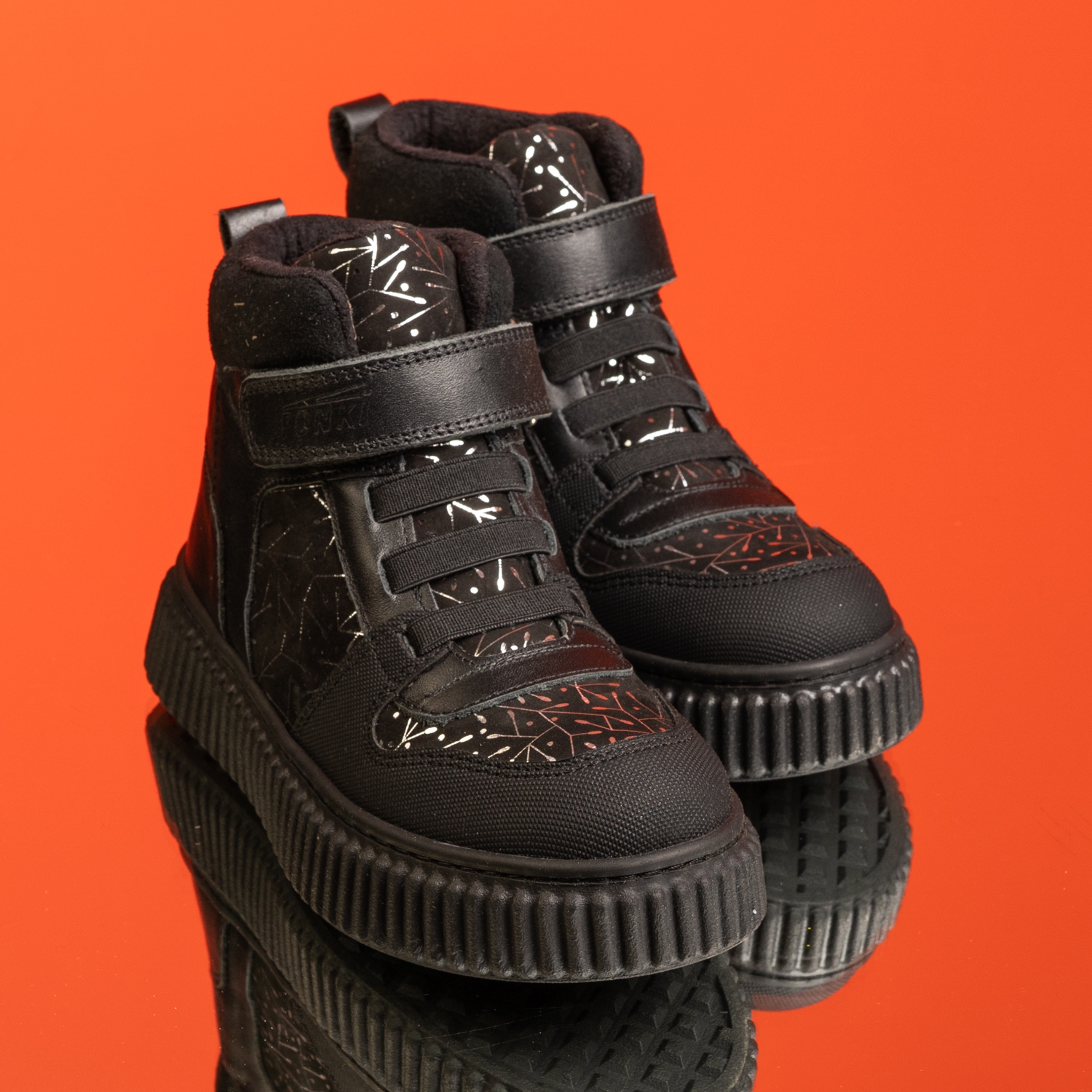 Ghete pentru copii **PONKI STYLISH Negru** №31–36