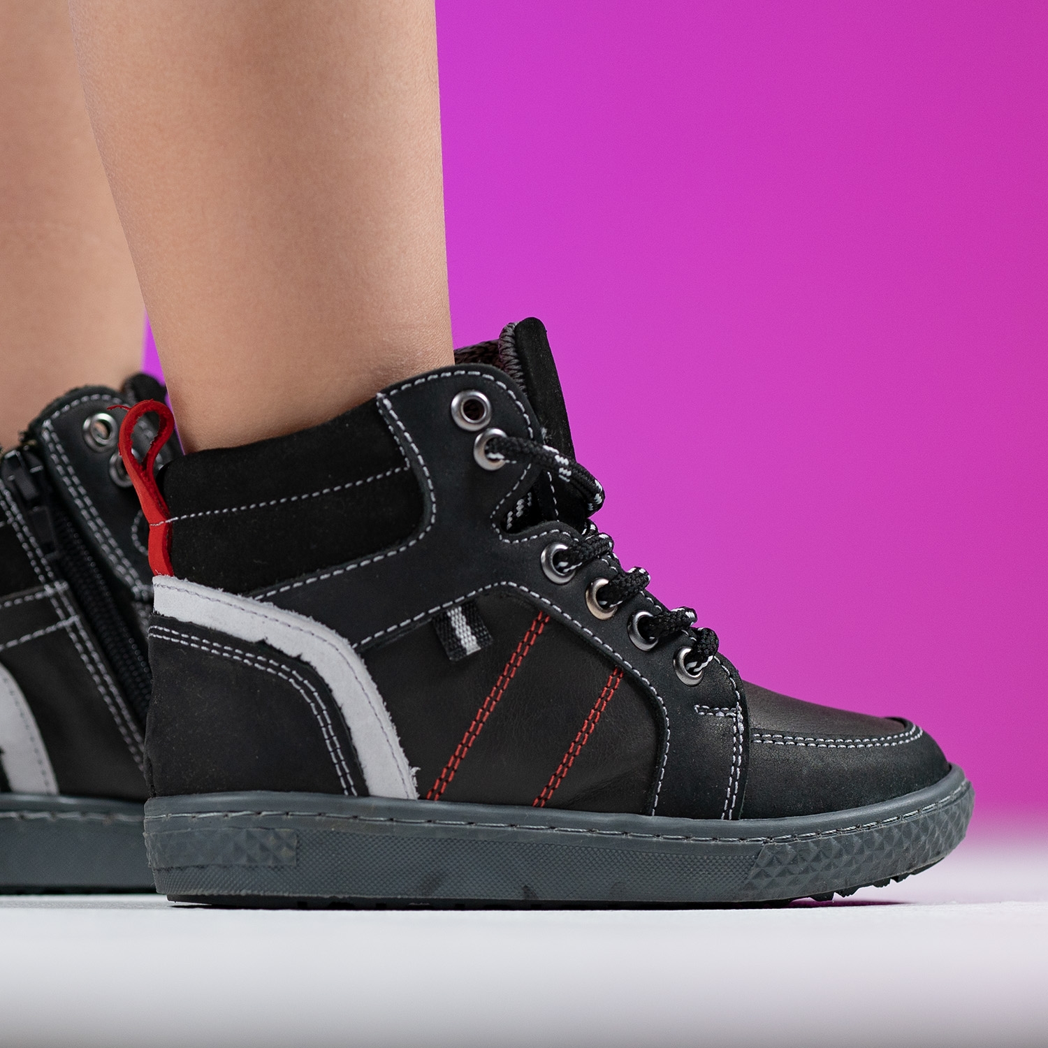 Children's boots PONKI TARKO BLACK №26-30, №31-36