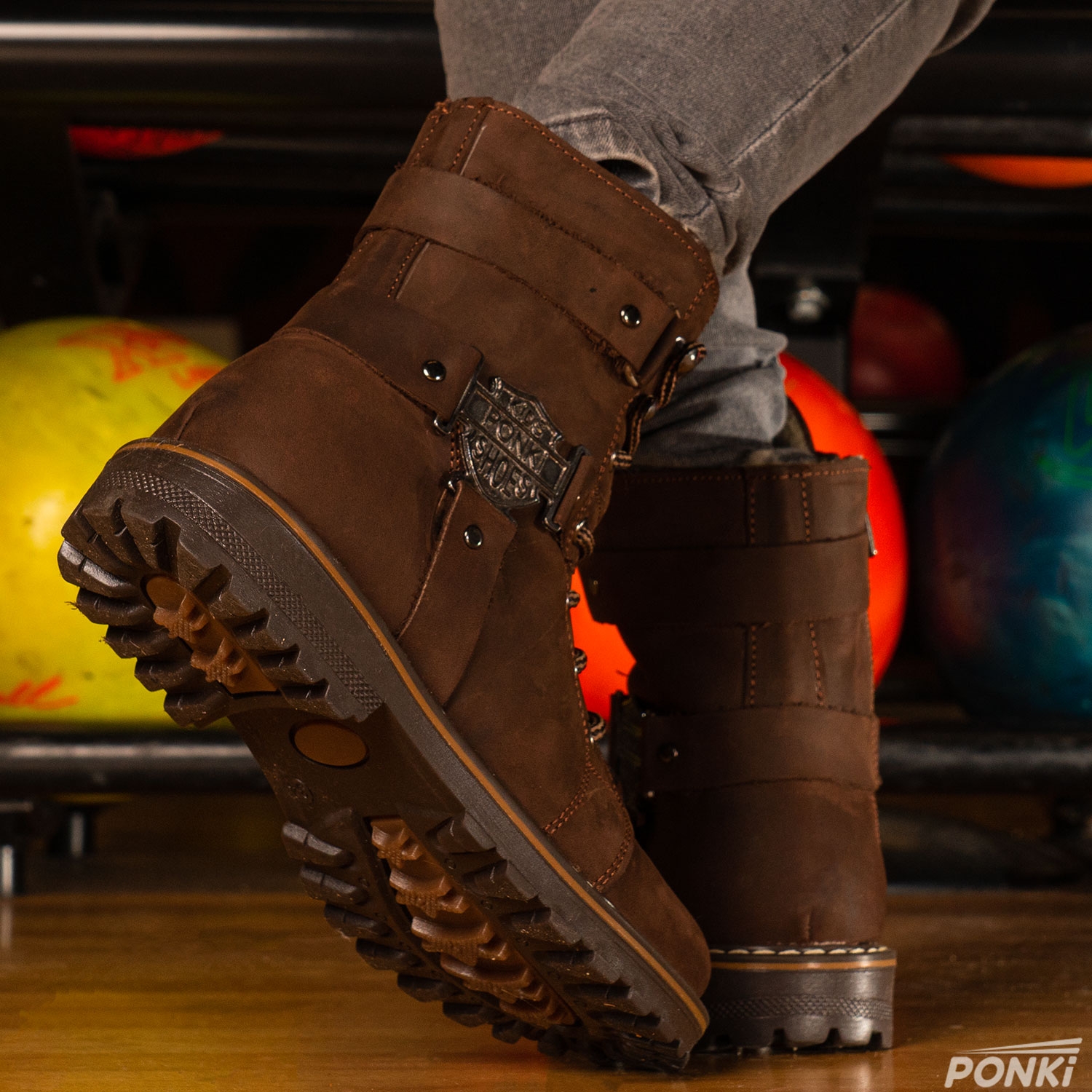 Children's boots PONKI WILD WEST BROWN №31-36