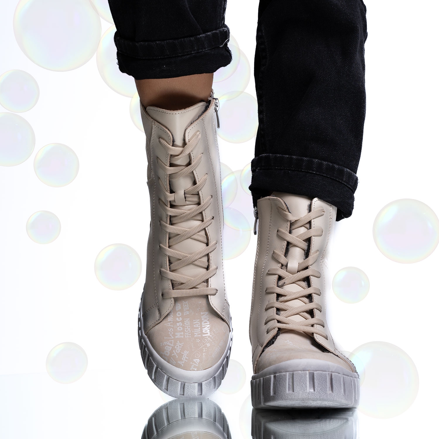 Children's boots PONKI WORLDE Beige №26-30