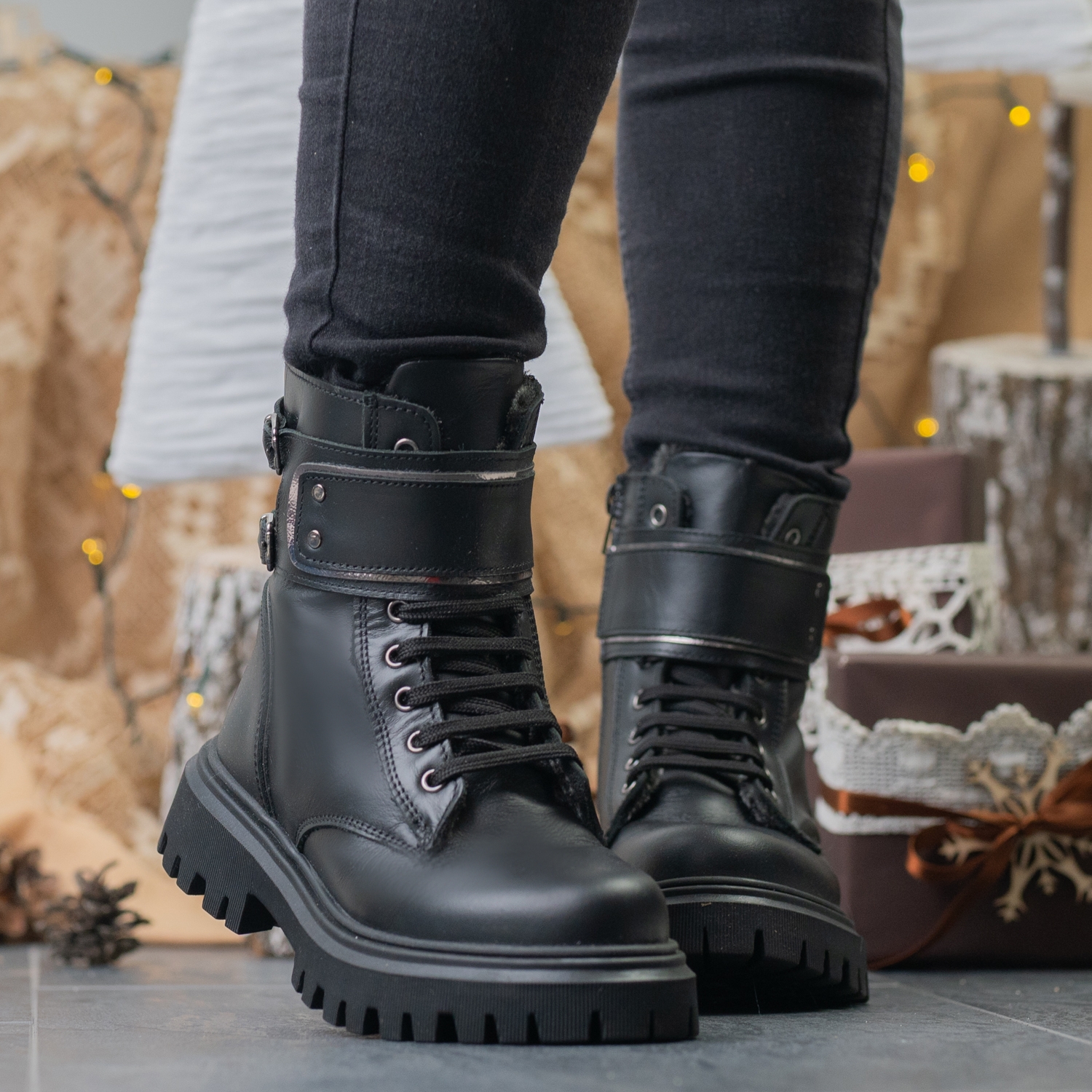 Children's boots PONKI Yoriko Black №31-36
