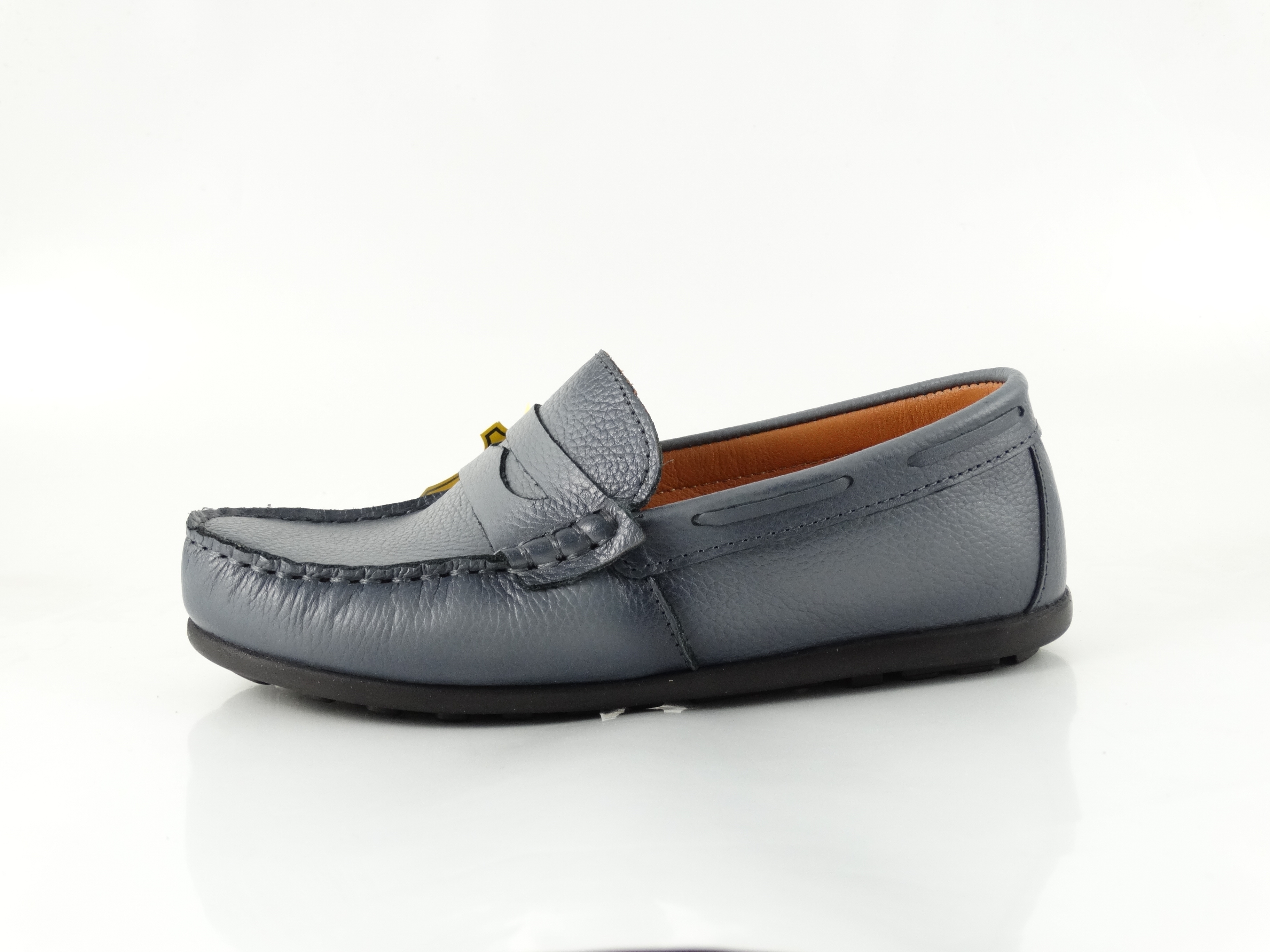 Children's moccasins PONKI GLASSES Grey №31-35