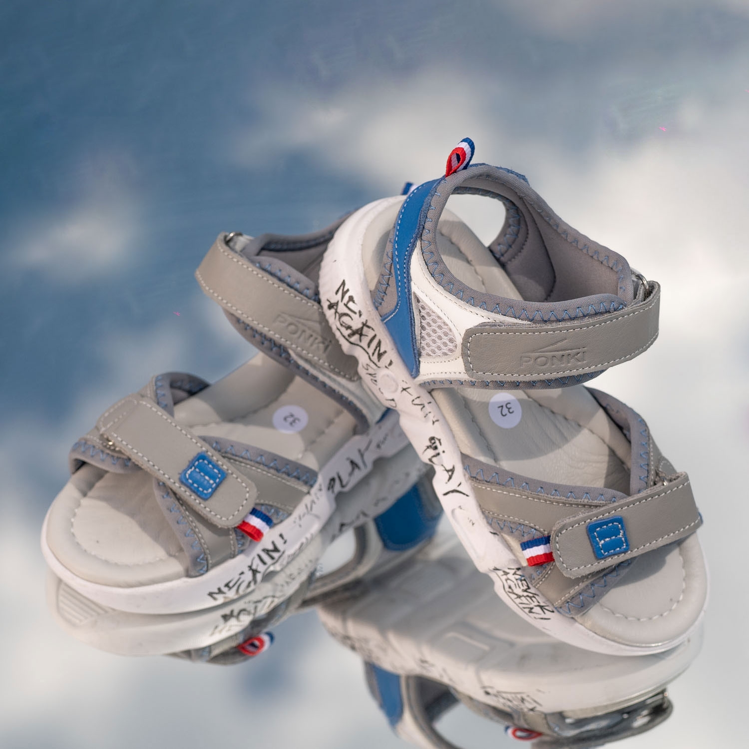 Children's sandals PONKI Ayzen Grey №27-30
