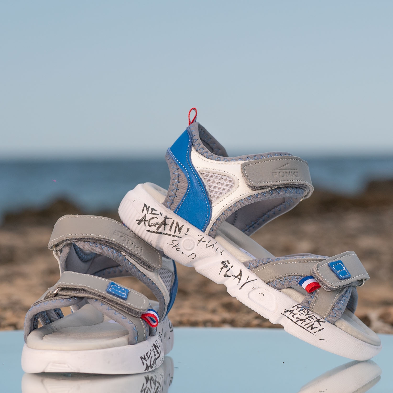 Children's sandals PONKI Ayzen Grey №27-30