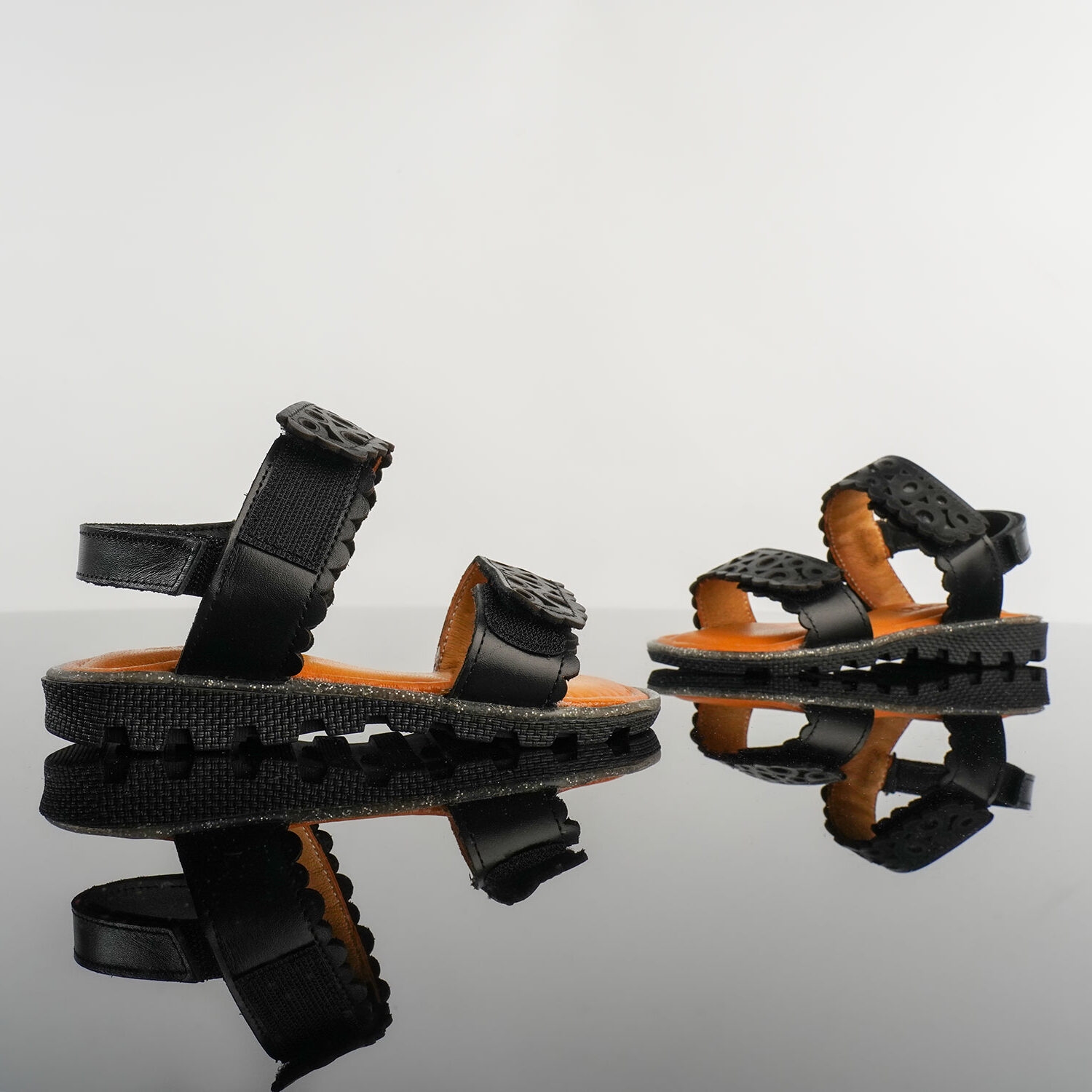 Children's sandals PONKI ELEMENTO BLACK №31-36
