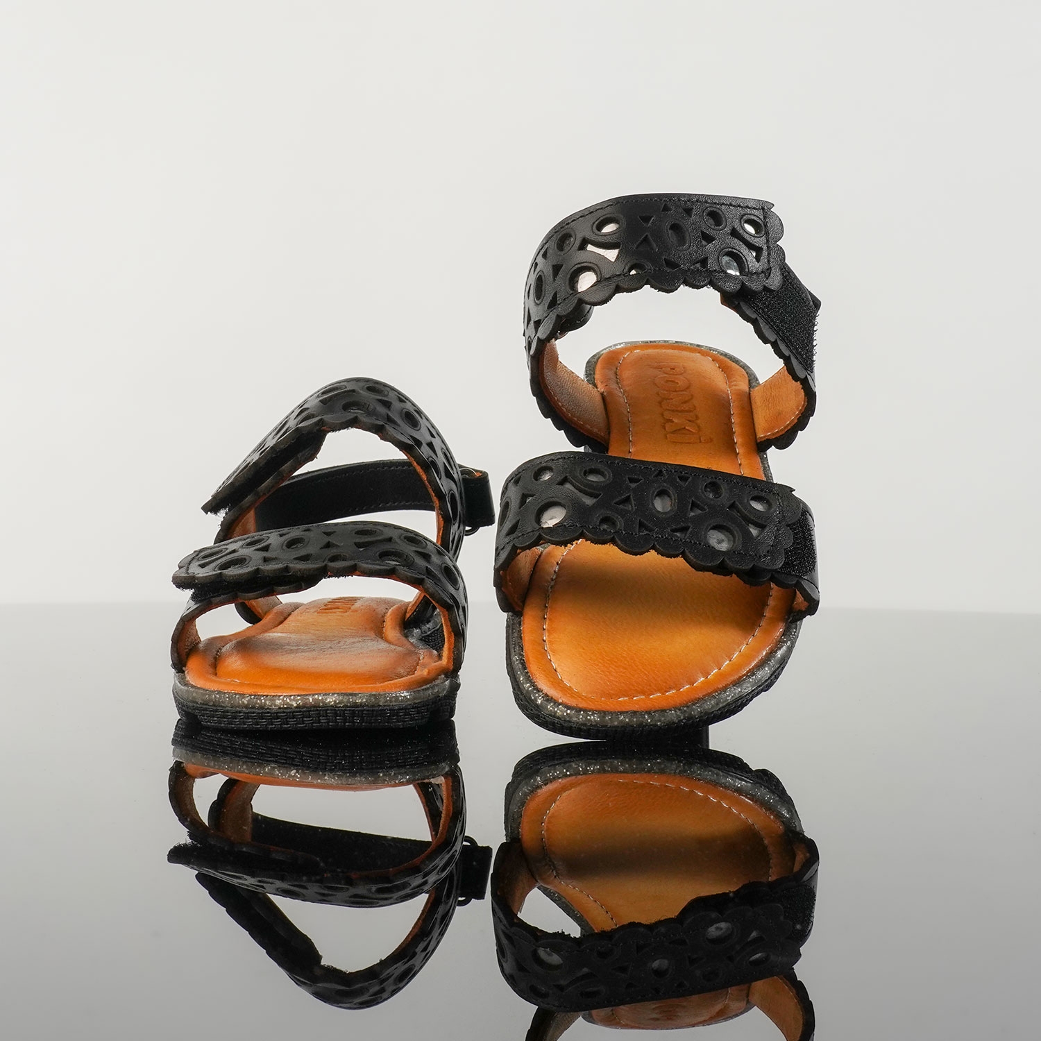 Children's sandals PONKI ELEMENTO BLACK №31-36