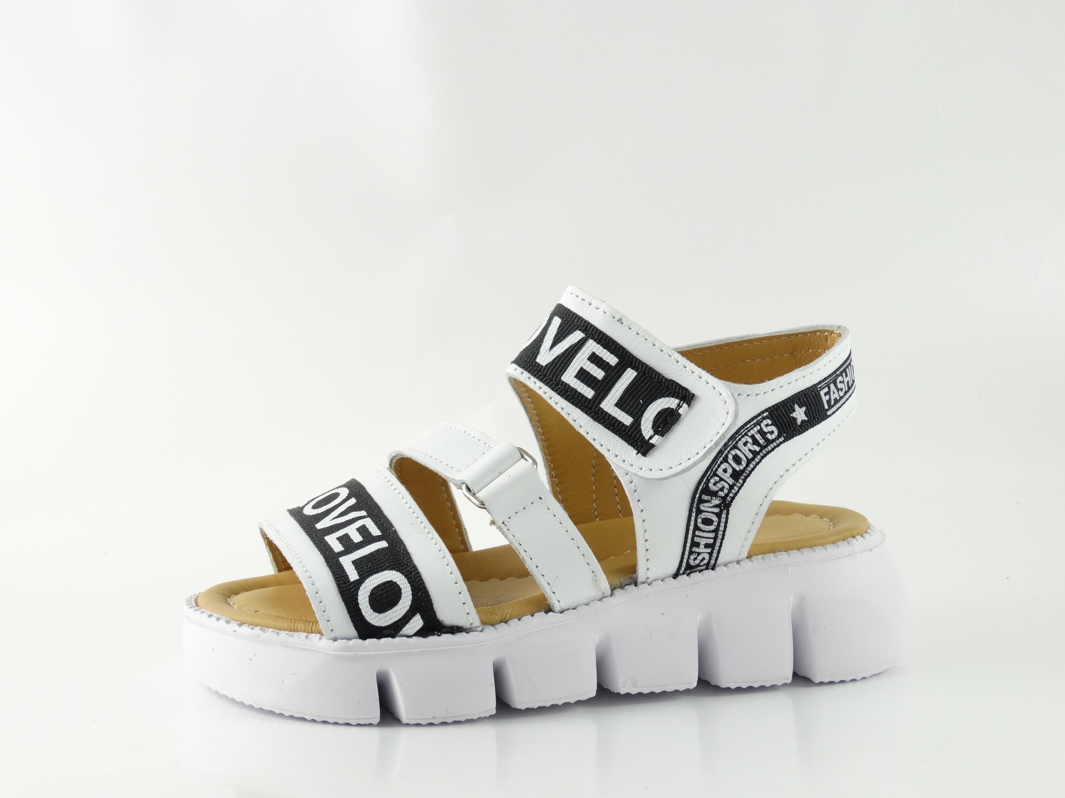Children's sandals PONKI Love WHITE #27-30