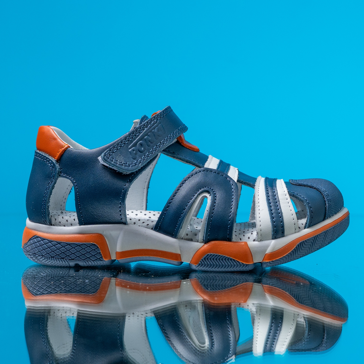 Children's sandals PONKI MADRID NEW BLUE №31-35