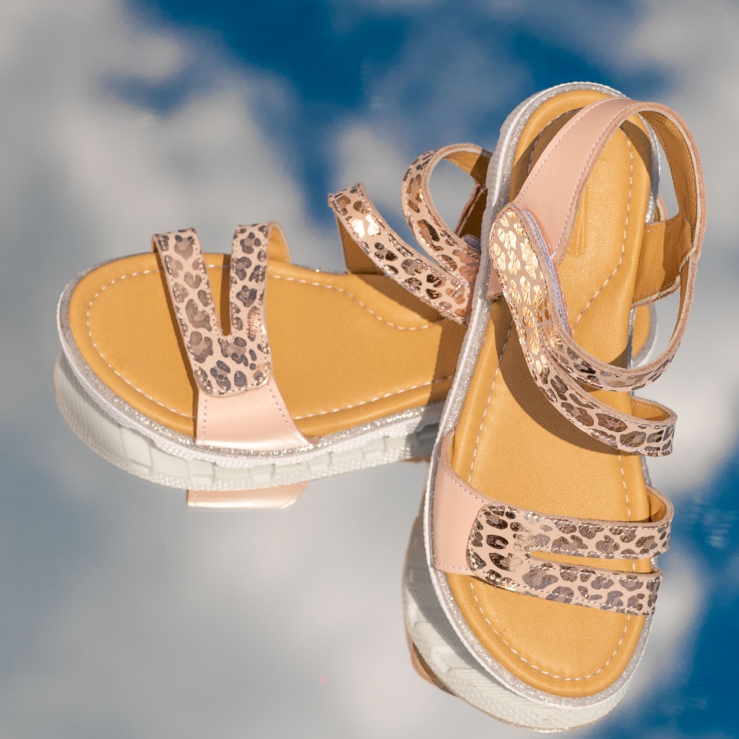 Children's sandals PONKI Marella Powder #26-30