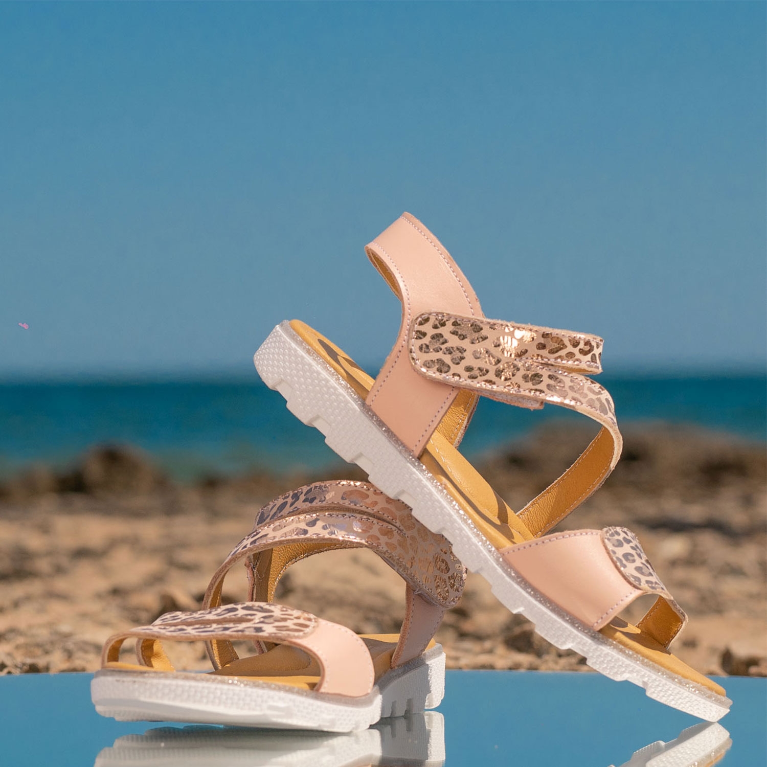 Children's sandals PONKI Marella Powder #26-30