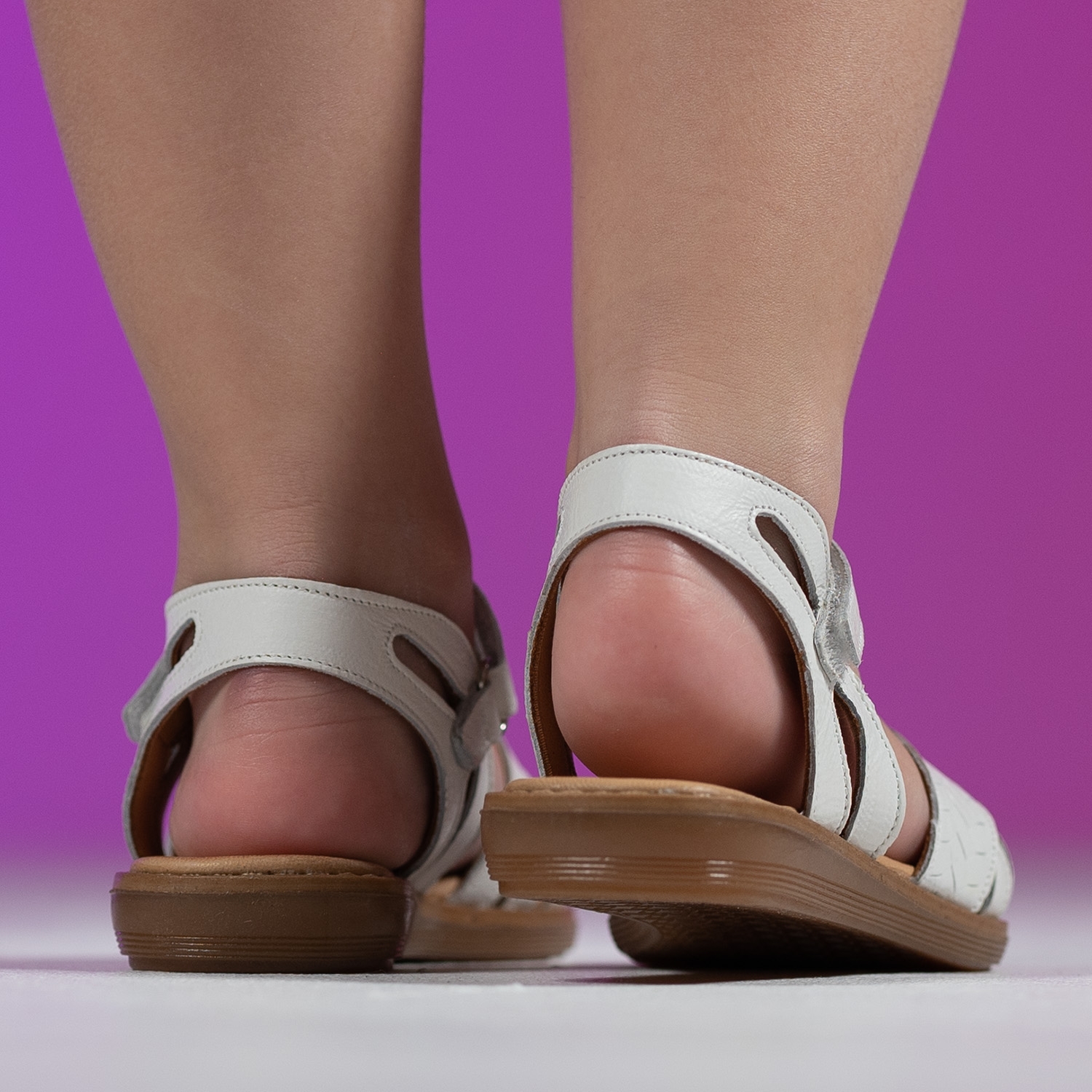 Children's sandals PONKI MINI ANGEL White #26-30