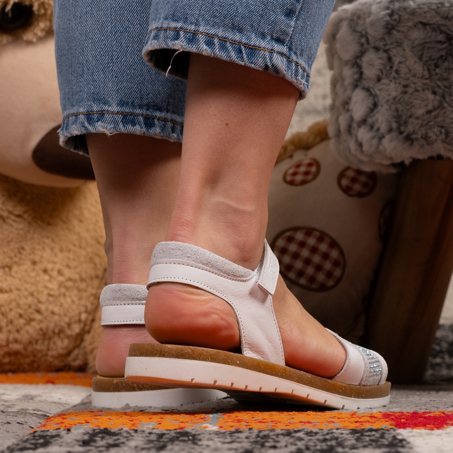 Children’s sandals PONKI Salmera White №31-36