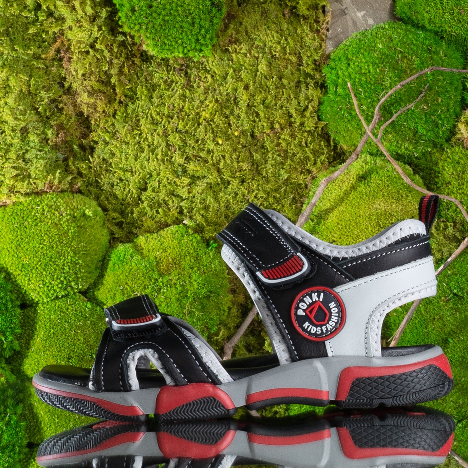 Children's sandals PONKI SPORTA- TR BLACK NEW #26-30