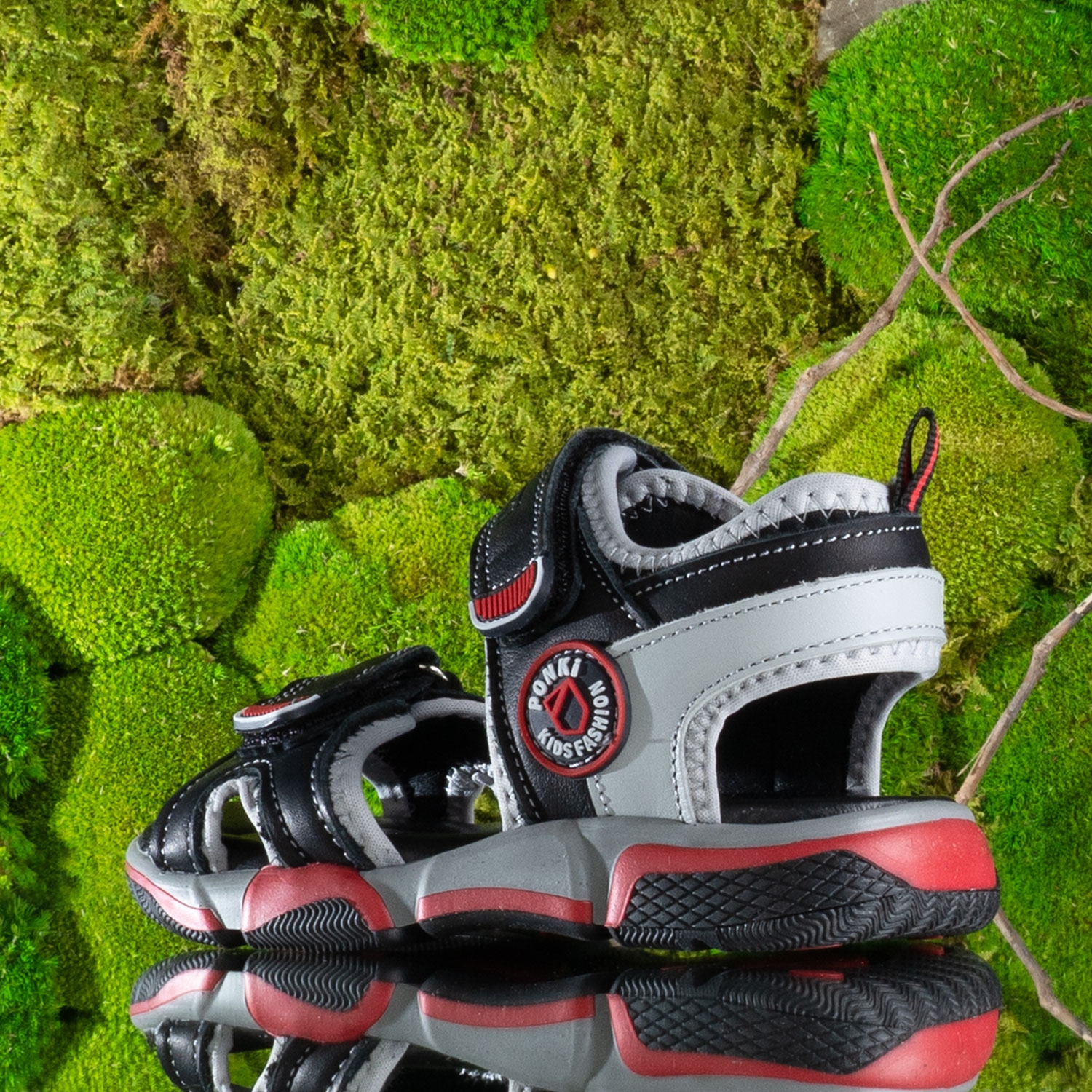 Children's sandals PONKI SPORTA- TR BLACK NEW #26-30